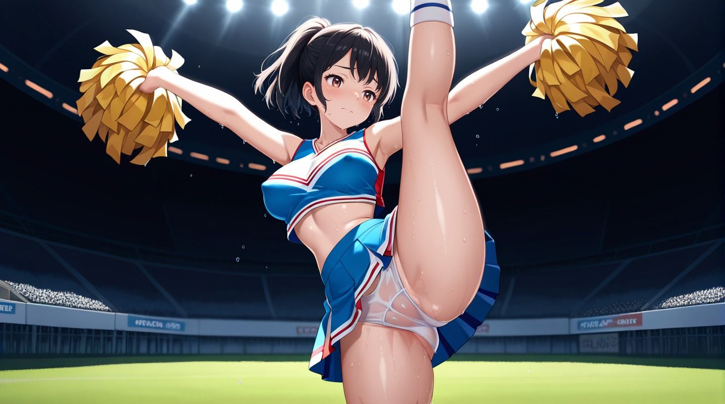 欲情まみれの球場に頑張るチアガールは監督と選手の服従する サンプル1ページ目