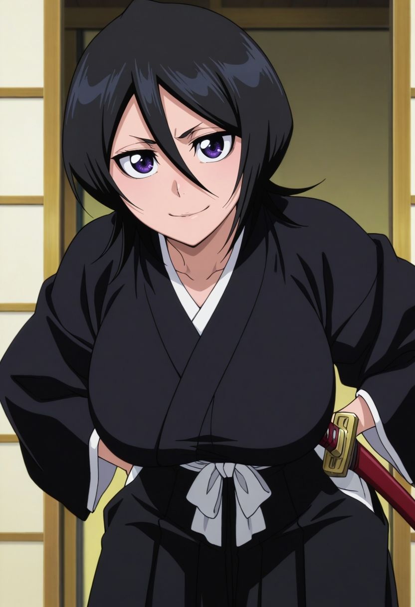 朽木ルキア 巨乳ver. サンプル1ページ目