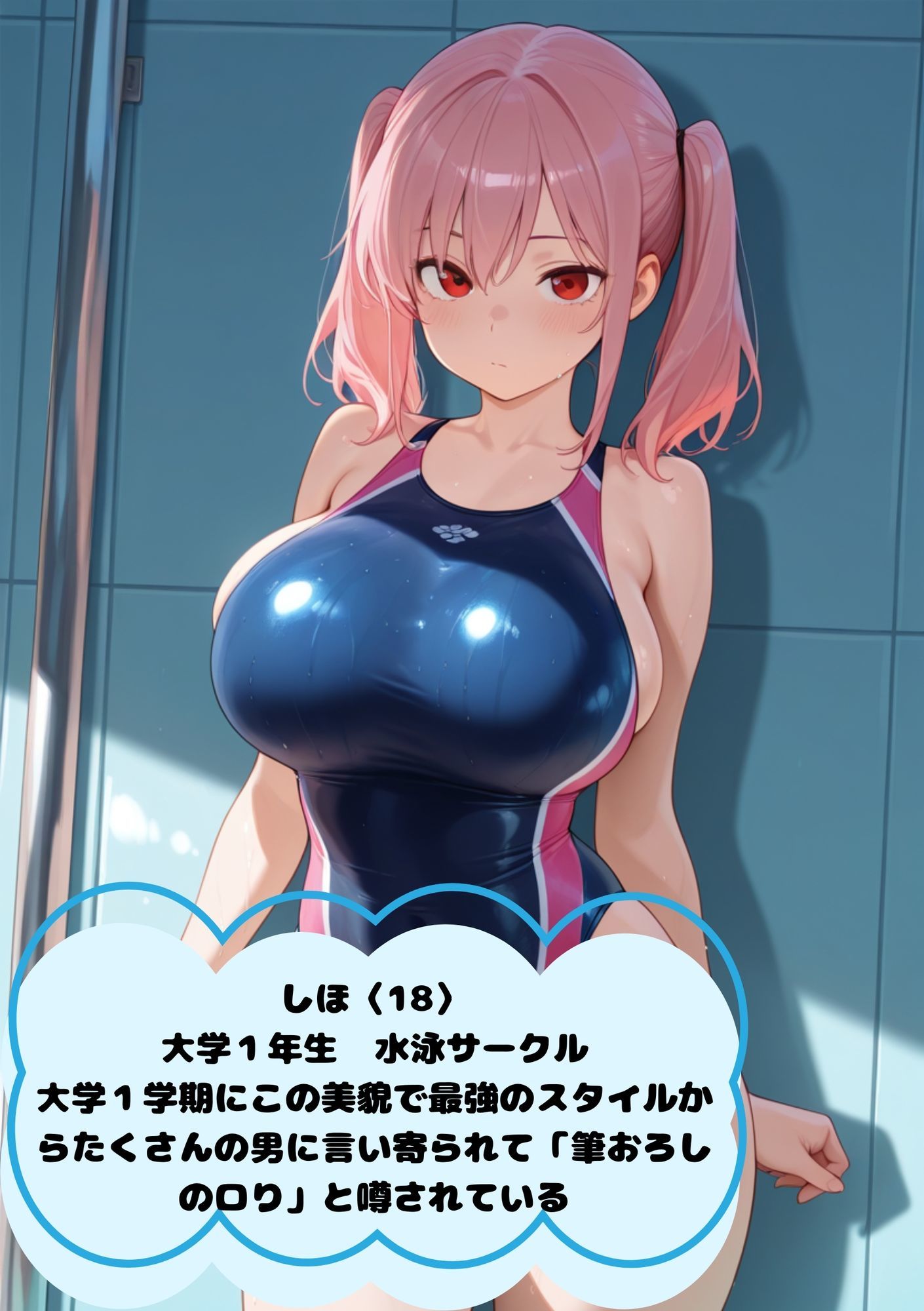 巨乳ギャルと濃厚な身体の密着 サンプル1ページ目