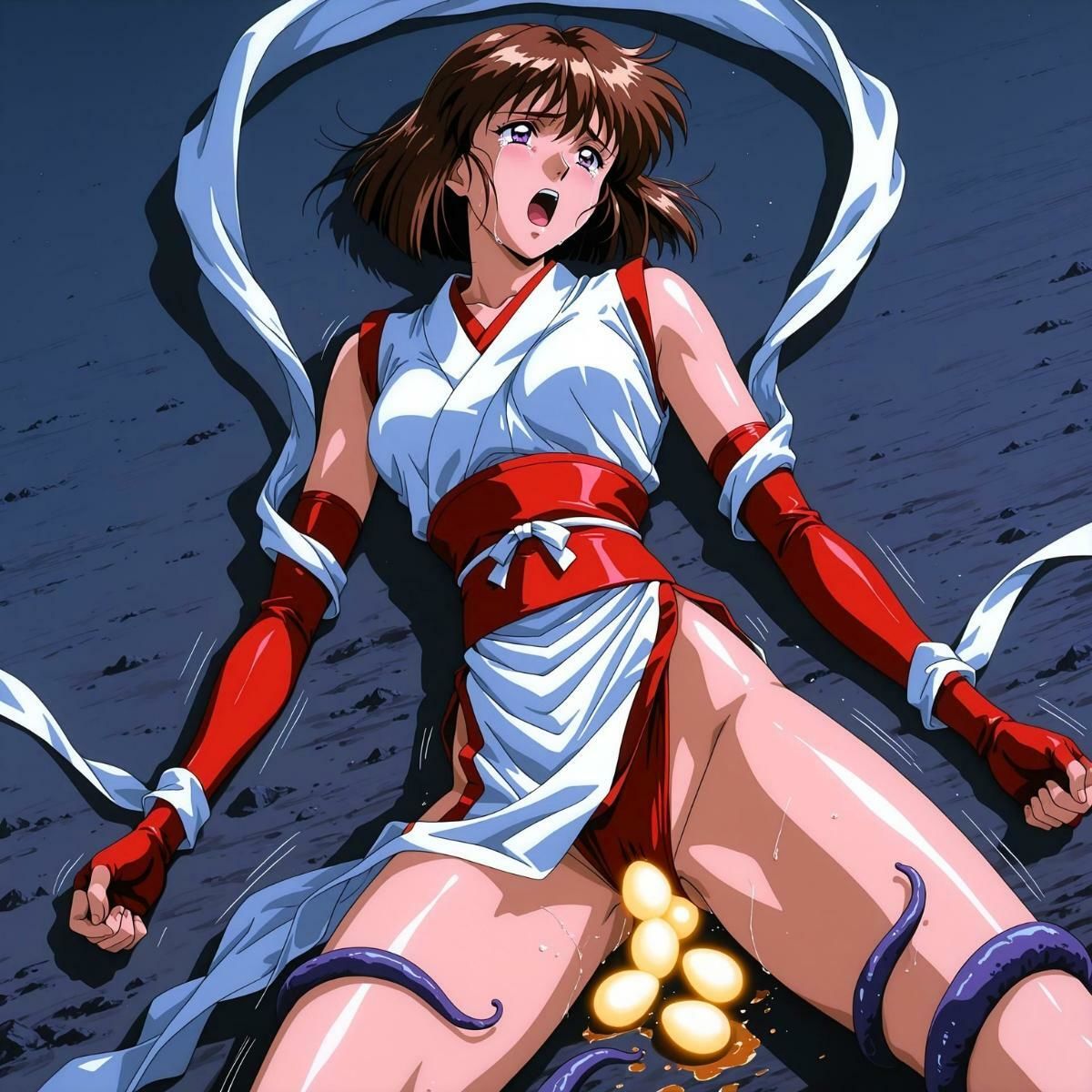 巫女触手 サンプル5ページ目