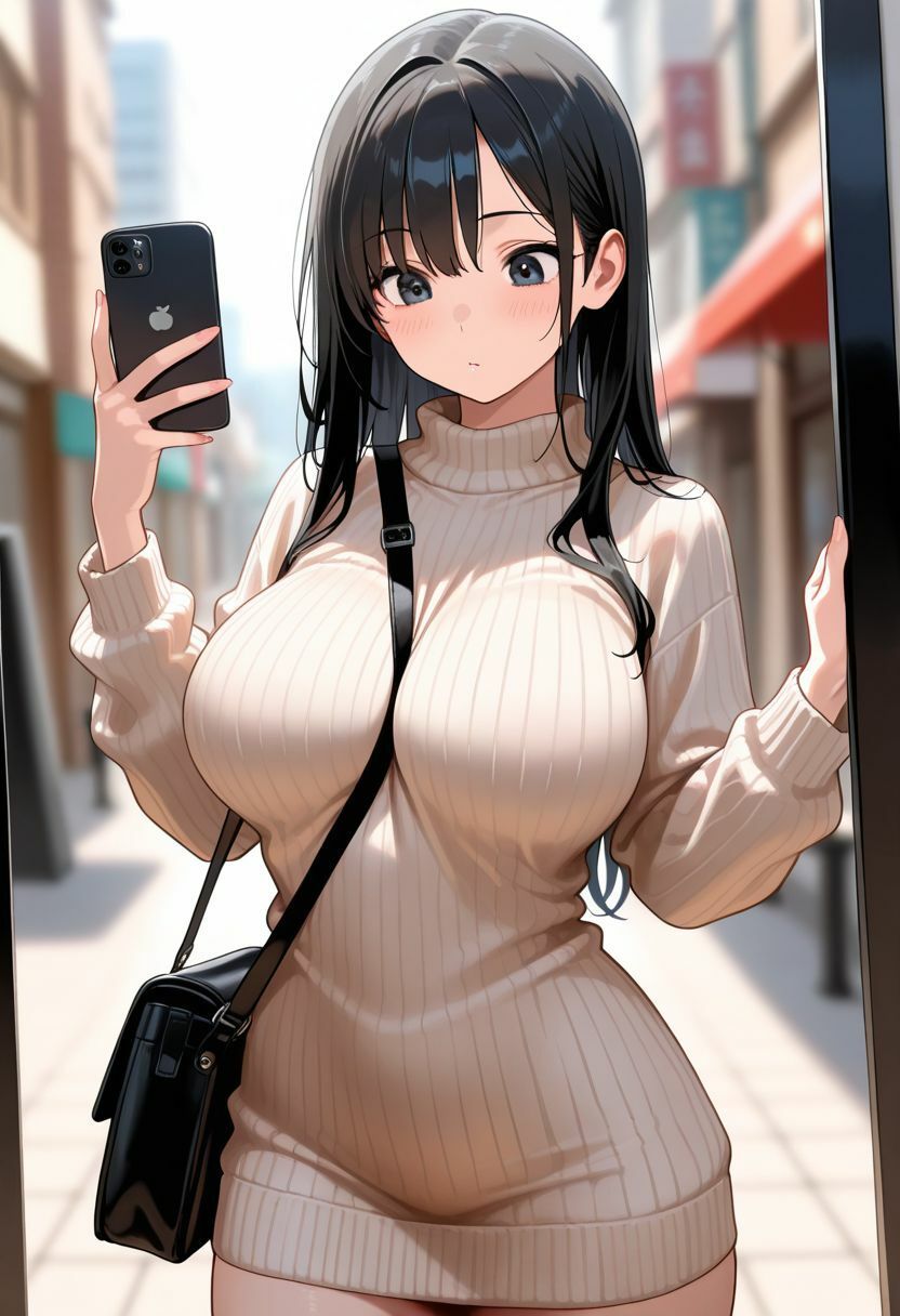 ニット巨乳がニットを剥がされ… サンプル1ページ目