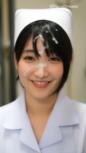 顔射後の余韻 - ナース編 Vol.4 サンプル1ページ目