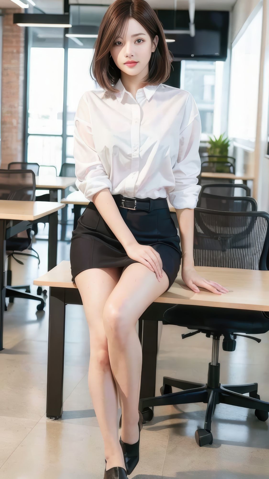 「日本の美人OL図鑑  渋谷編 ──スタイリッシュ×知的美」 サンプル3ページ目