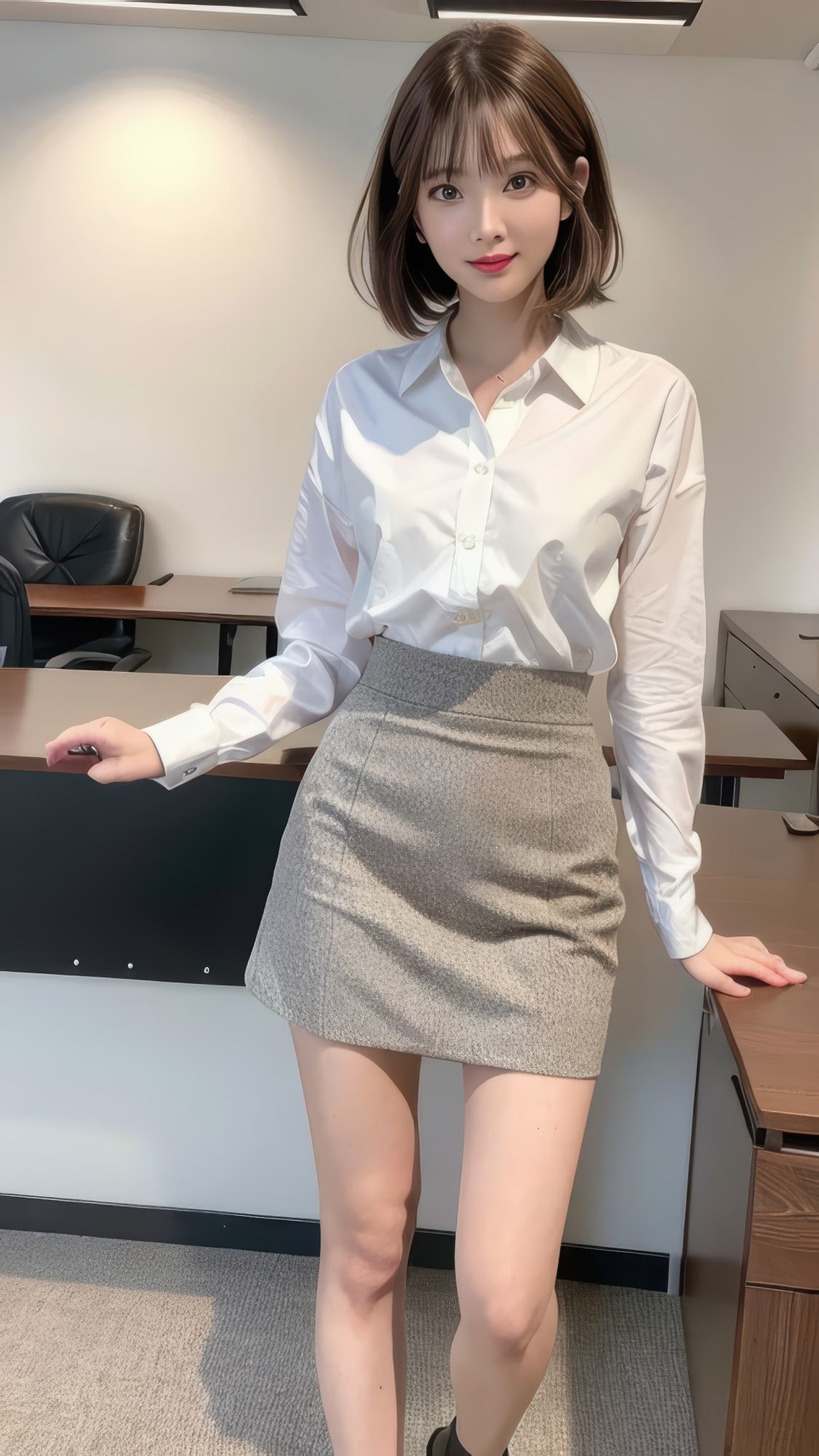 「日本の美人OL図鑑  渋谷編 ──スタイリッシュ×知的美」 サンプル4ページ目