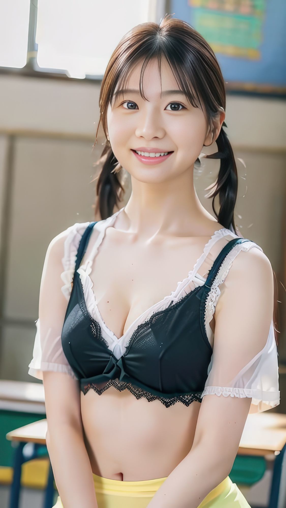 「女子大生のランジェリーグラビア ──トップレス写真有」 サンプル3ページ目