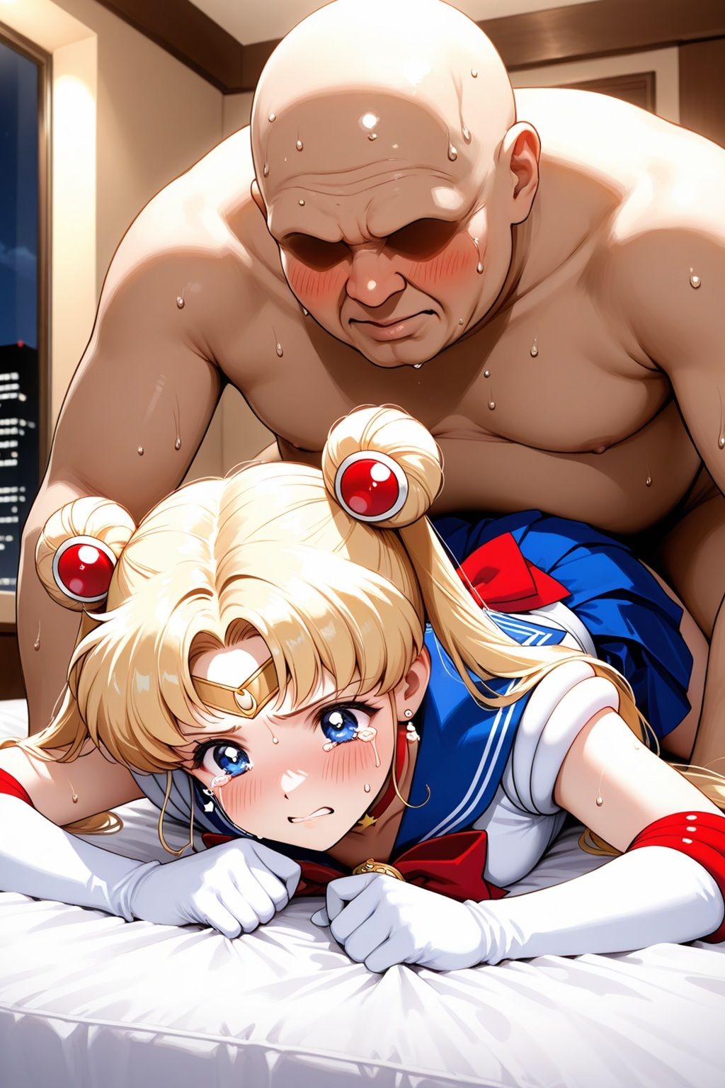 圧迫セックス種付けプレス セー●ームーン サンプル5ページ目