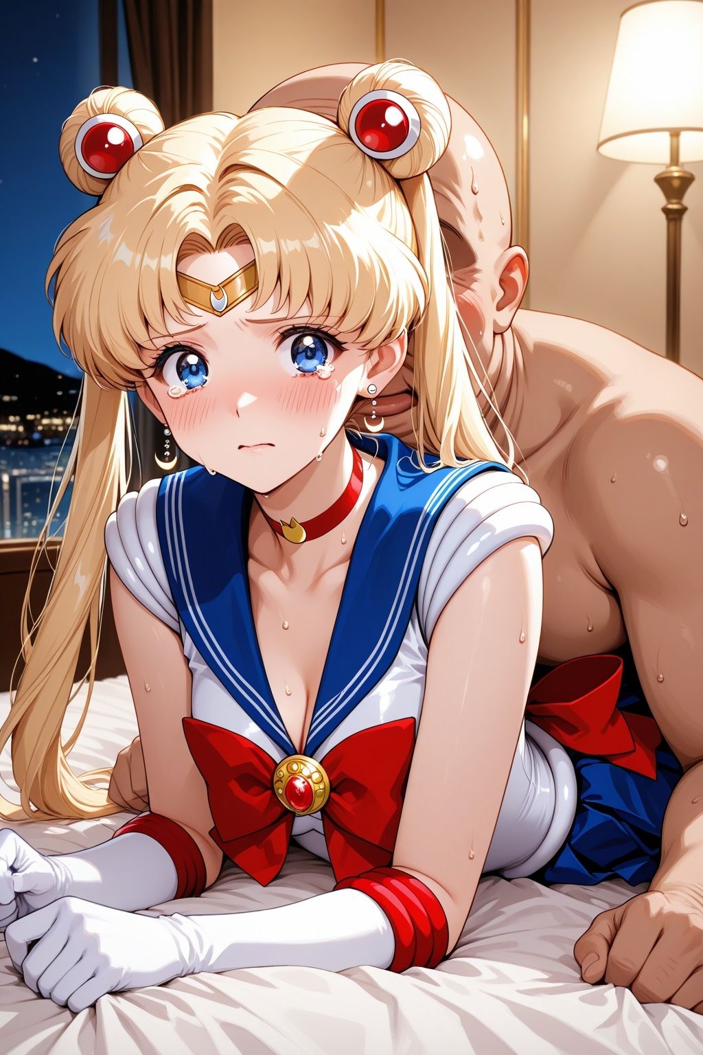 圧迫セックス種付けプレス セー●ームーン サンプル6ページ目