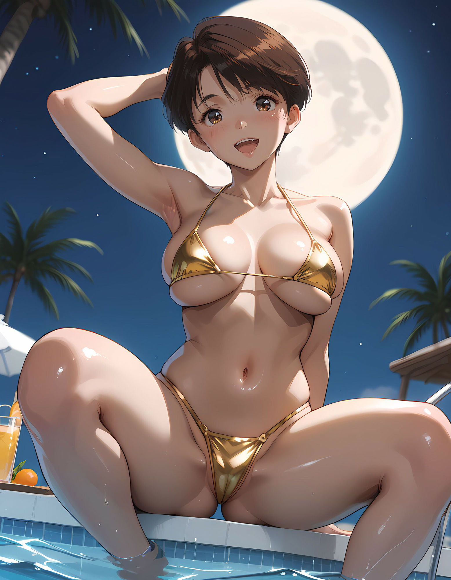 スーパー脱衣麻雀:Re【遠〇みづき・バカンス編】 サンプル4ページ目