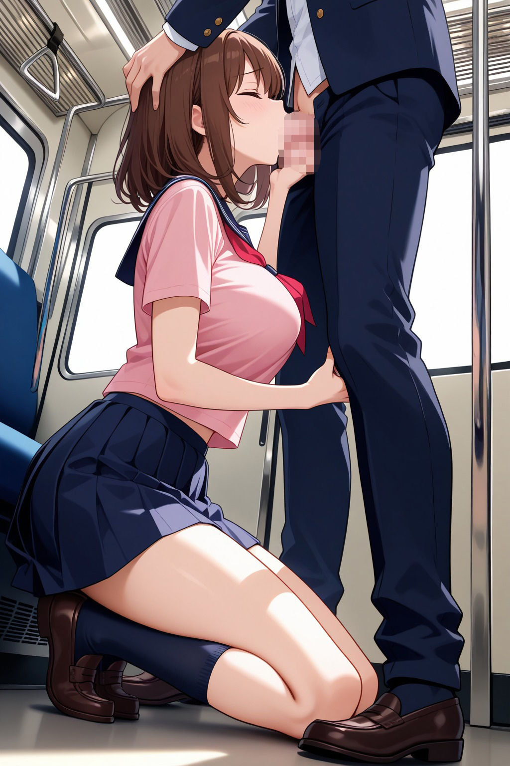 美少女痴○電車〜ヤリ放題車両〜 サンプル2ページ目