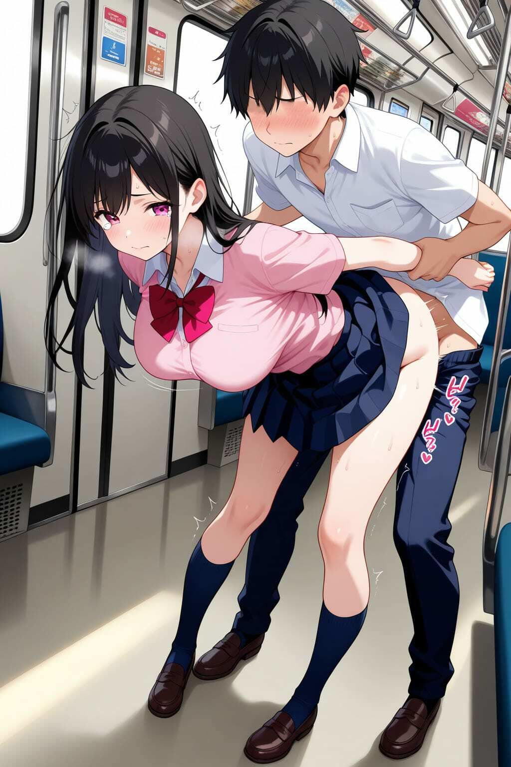 美少女痴○電車〜ヤリ放題車両〜 サンプル3ページ目