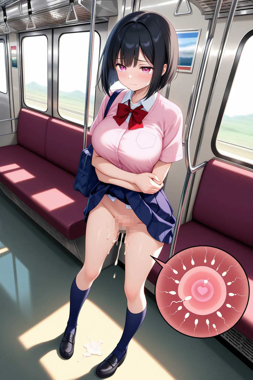 美少女痴○電車〜ヤリ放題車両〜3 サンプル4ページ目