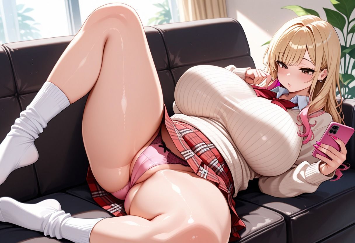 むちむち爆乳ギャル〜でっかいチ〇ポほしーんだけど〜 サンプル6ページ目
