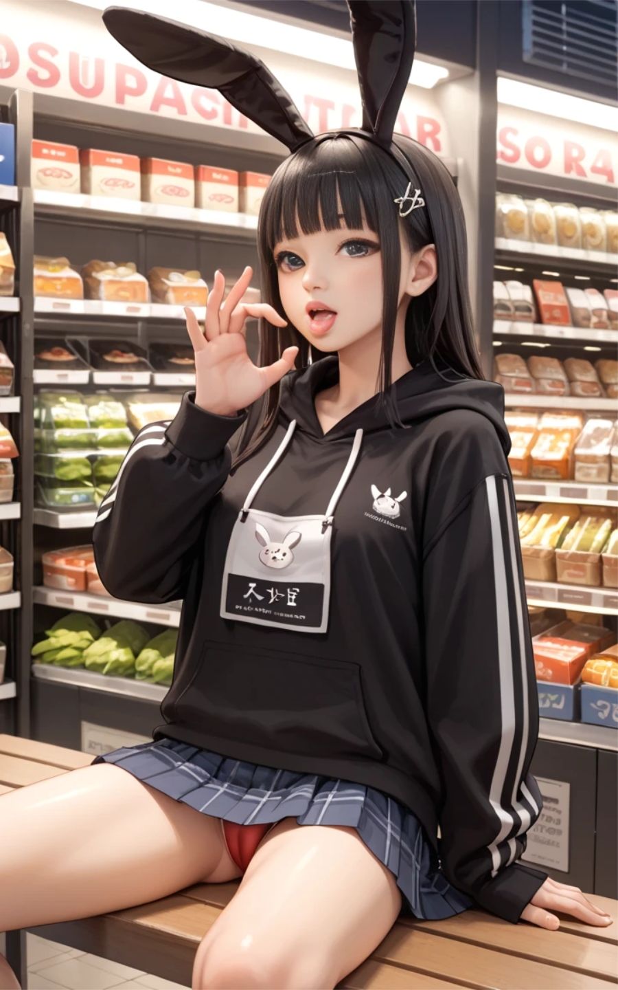 バニーちゃんとアソボ サンプル5ページ目