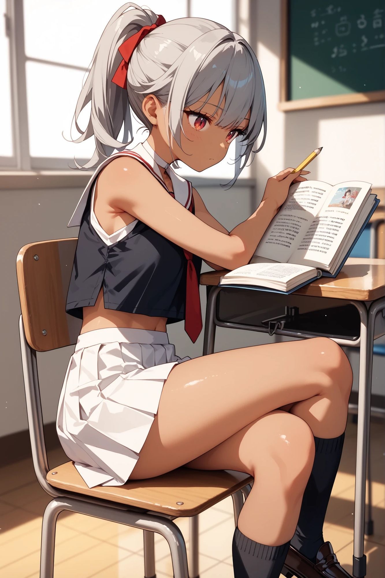 褐色ちゃんとえっちなえちえち サンプル1ページ目