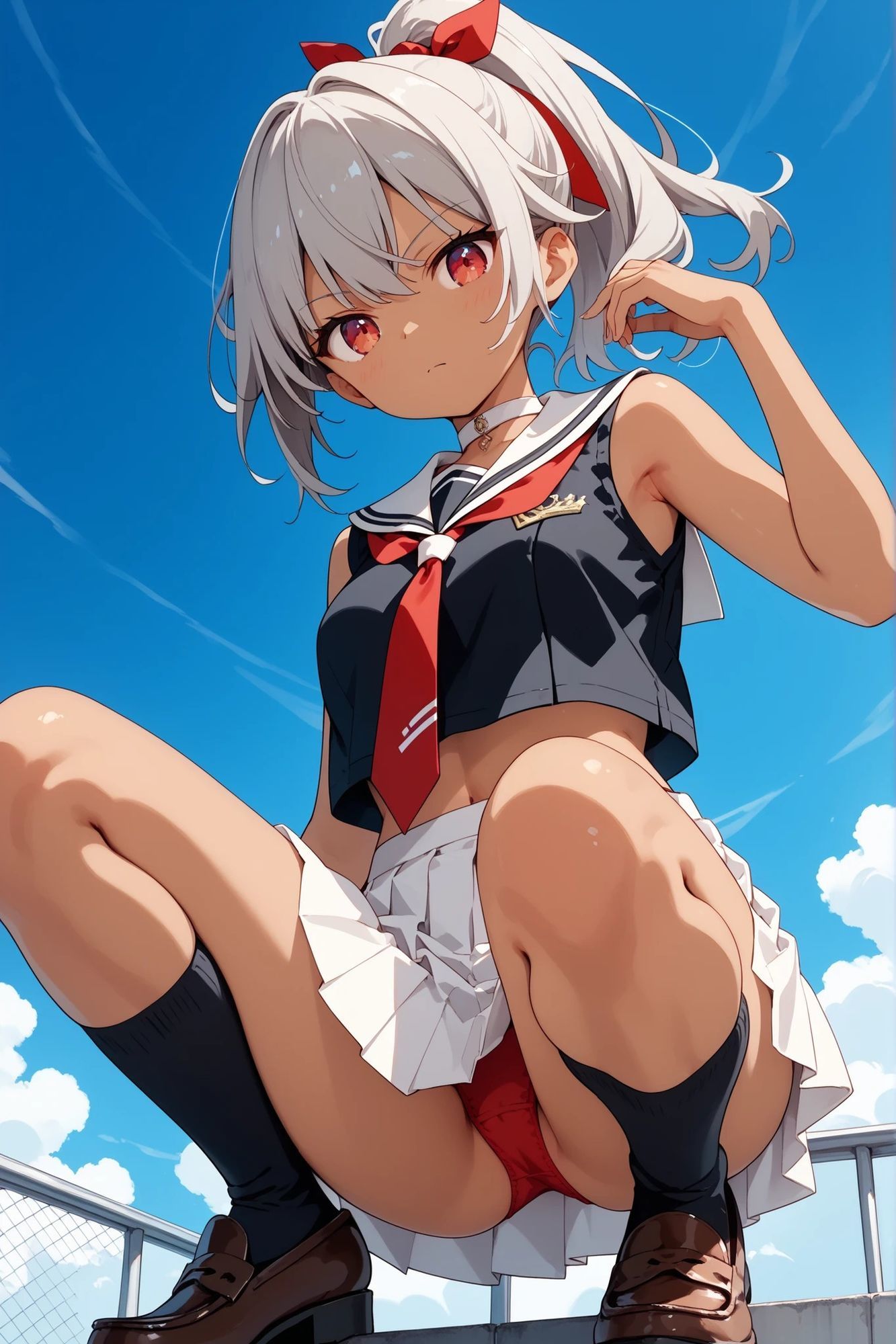 褐色ちゃんとえっちなえちえち サンプル3ページ目
