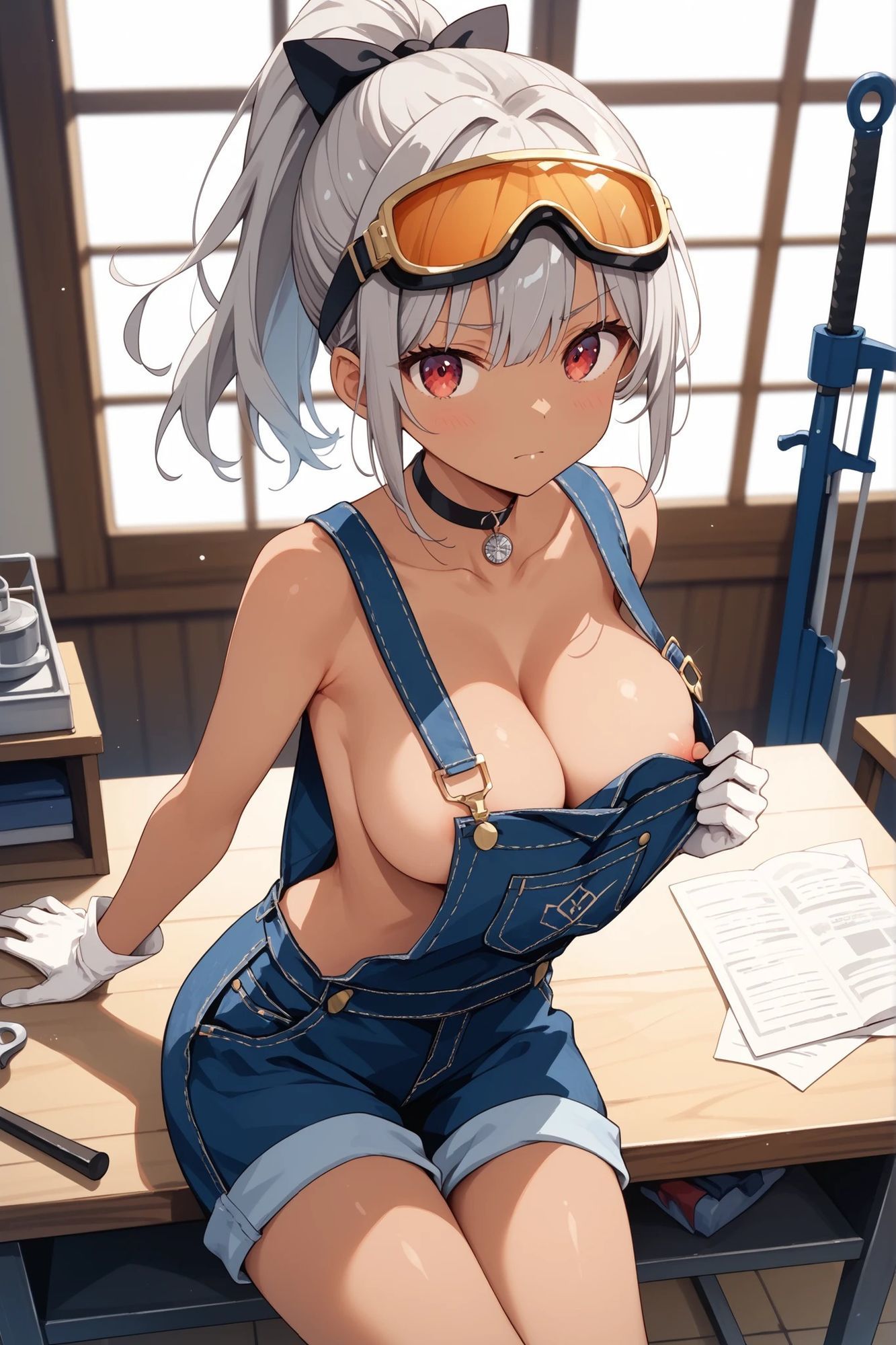 褐色ちゃんとえっちなえちえち サンプル6ページ目