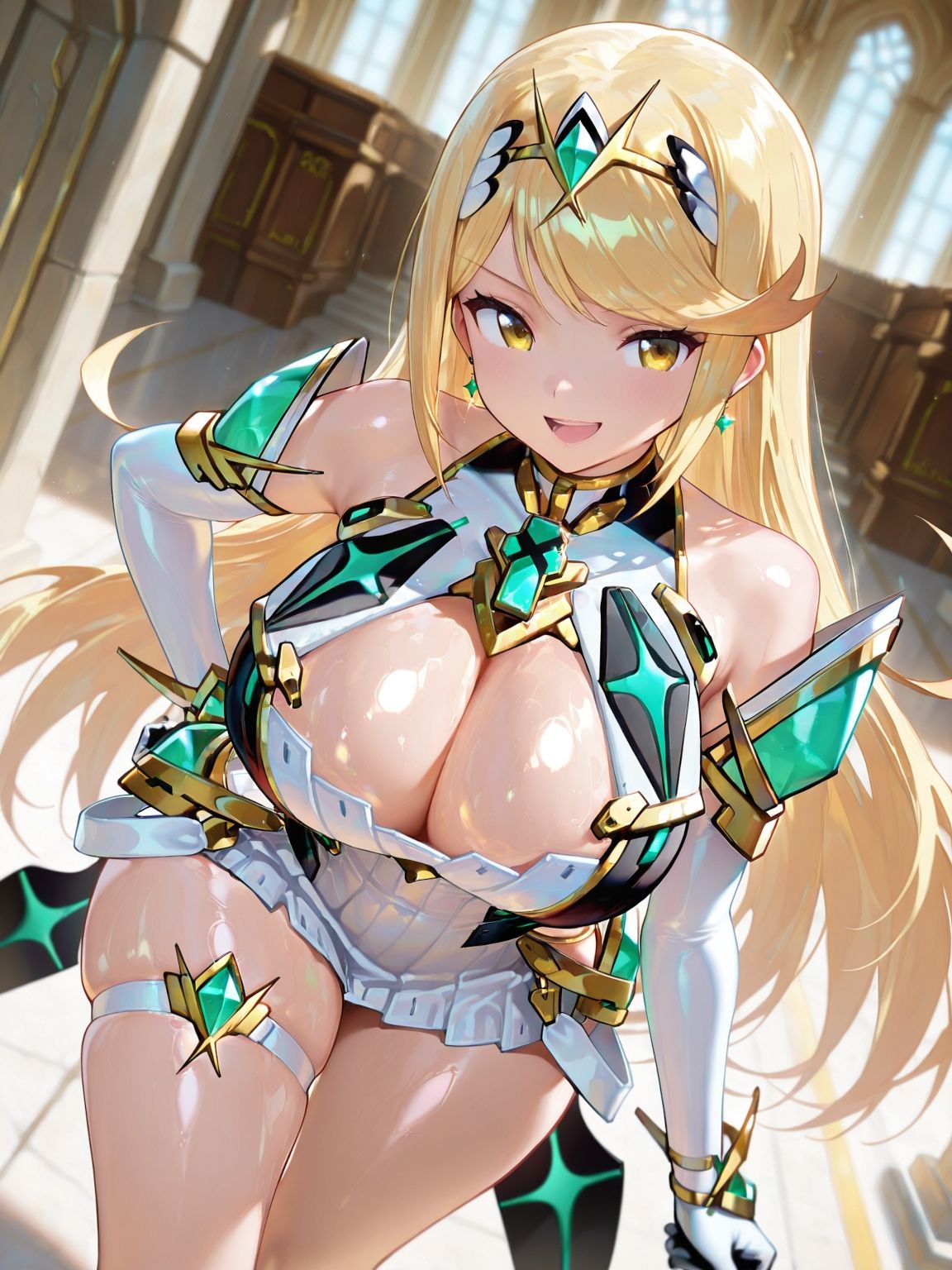 ゼノ●レイド  ヒ●リの淫果律予測 サンプル2ページ目