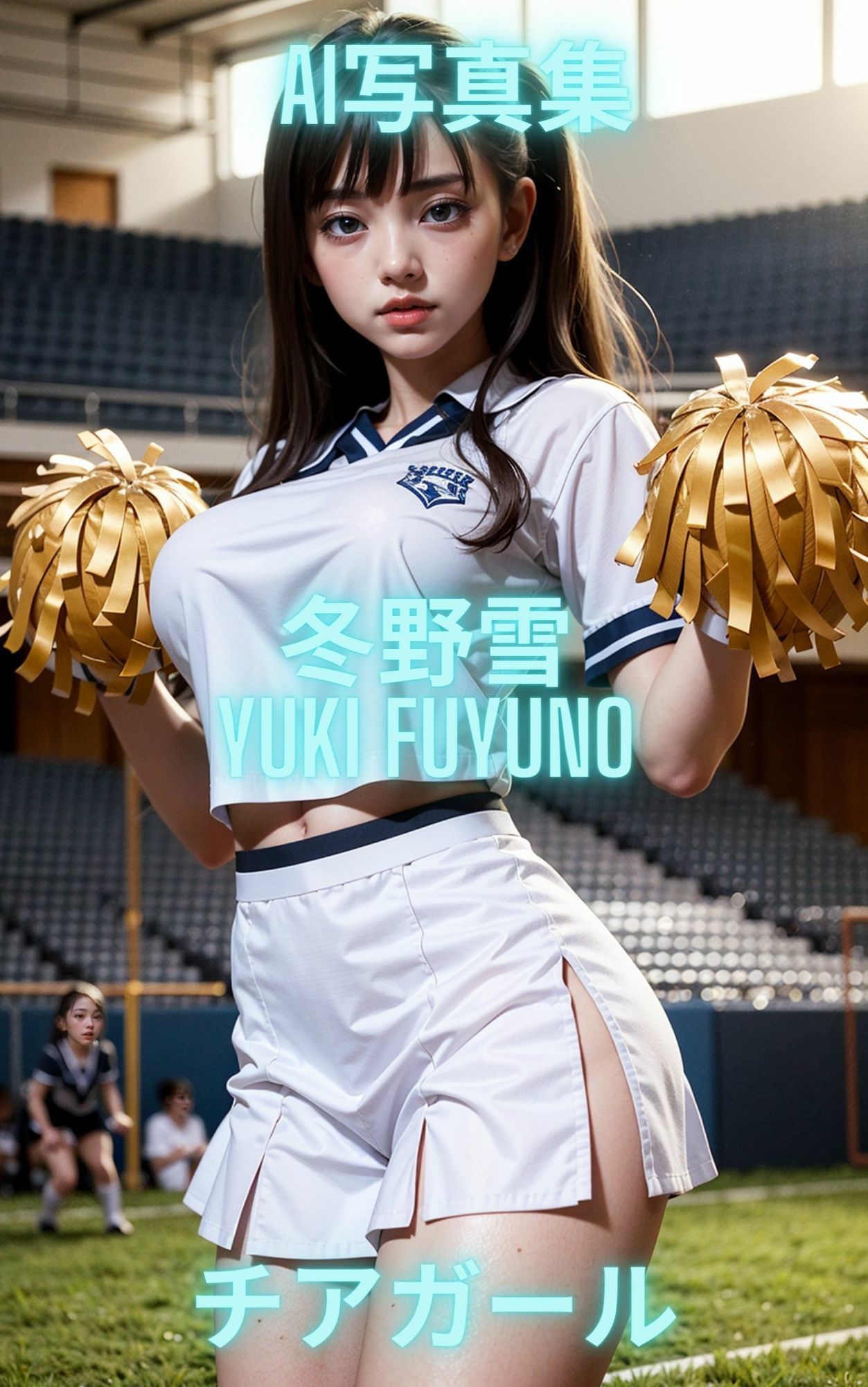 AI写真集 冬野雪 Yuki Fuyuno チアガール サンプル1ページ目