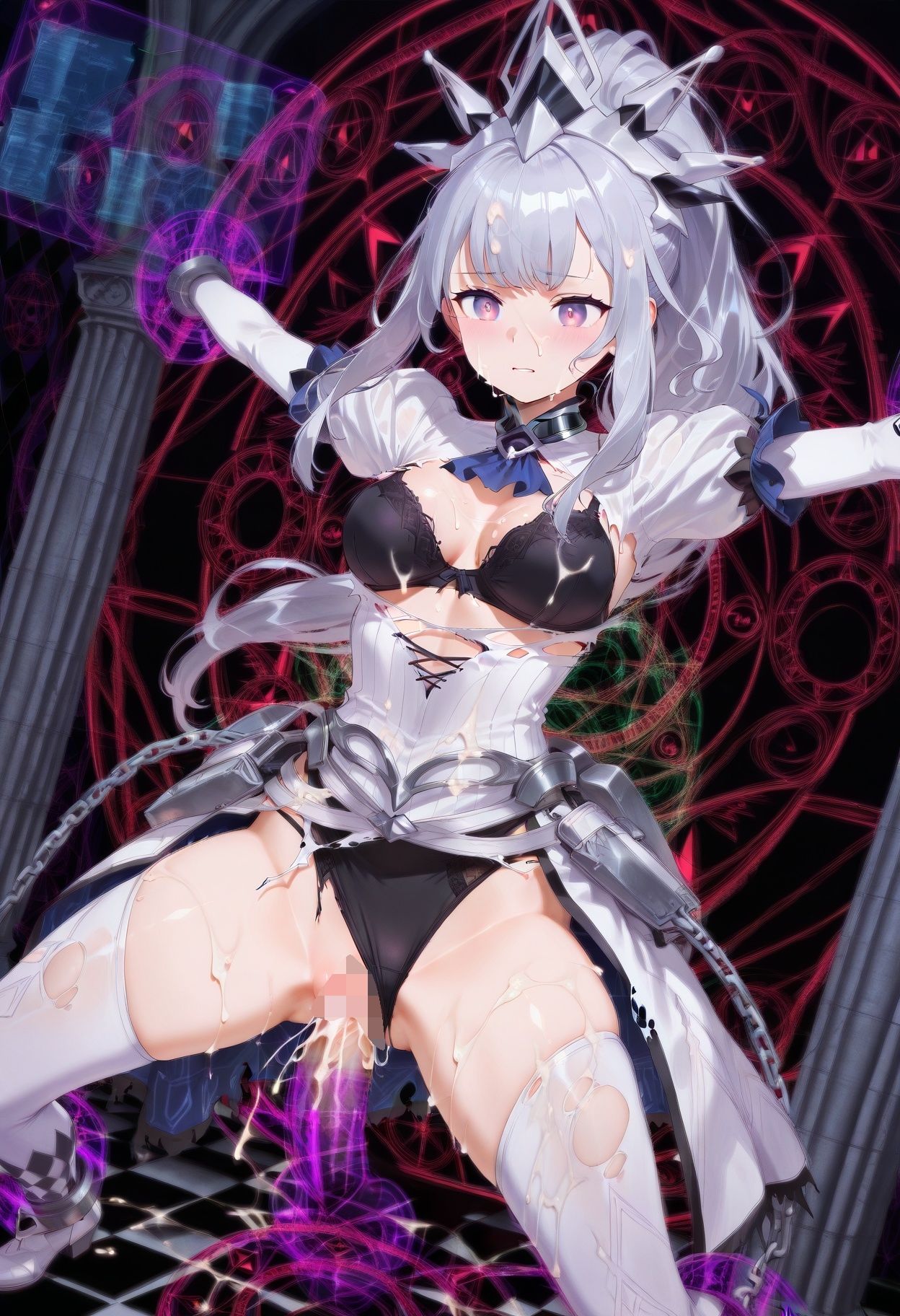 M〇LICE触手陥落 サンプル4ページ目