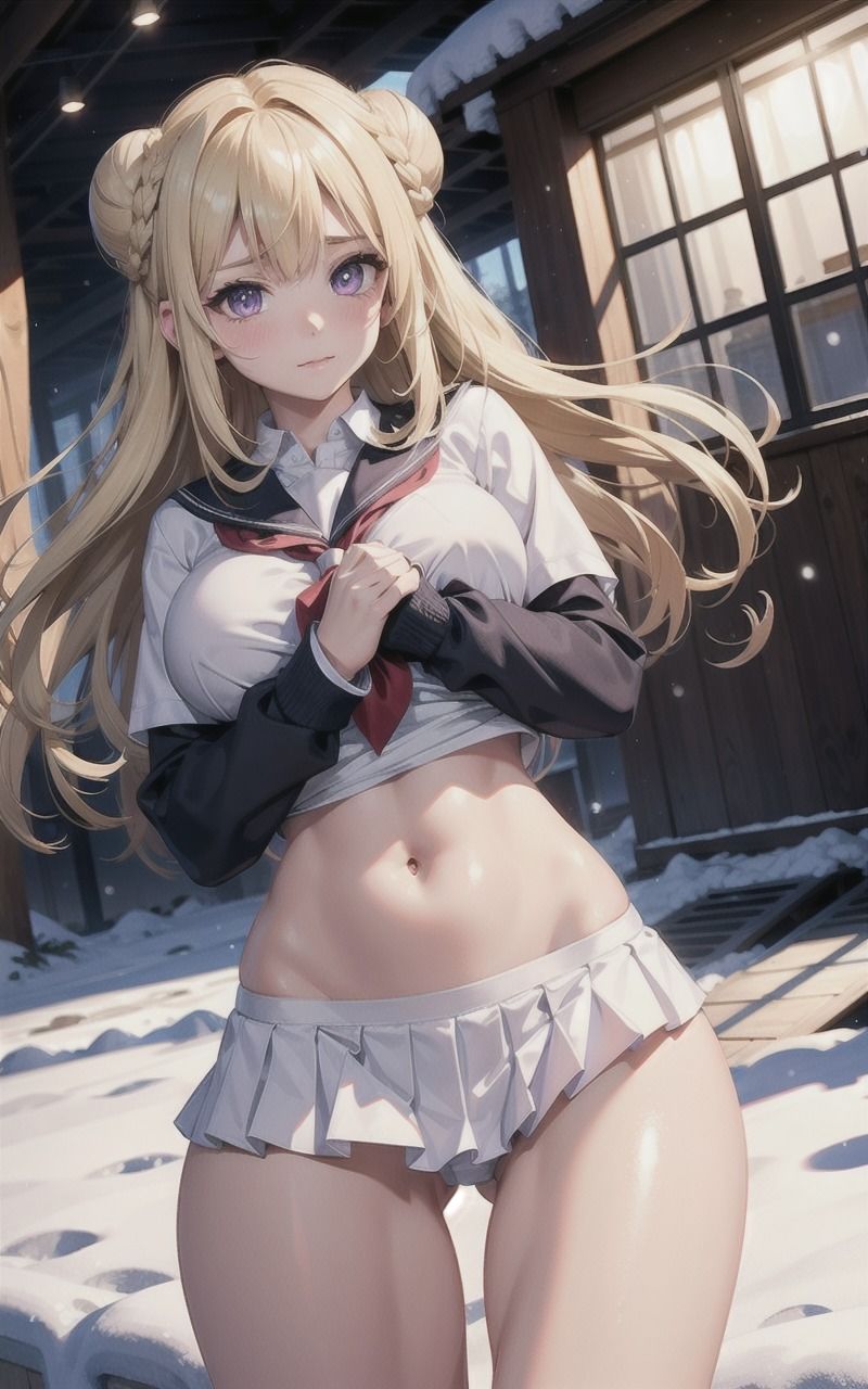 雪と女子校生 サンプル4ページ目