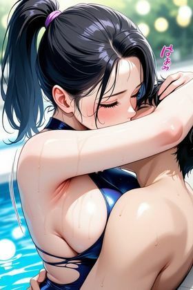 でかぱい人妻のムチムチボディの作り方 〜しっとり高級プール編〜 サンプル8ページ目