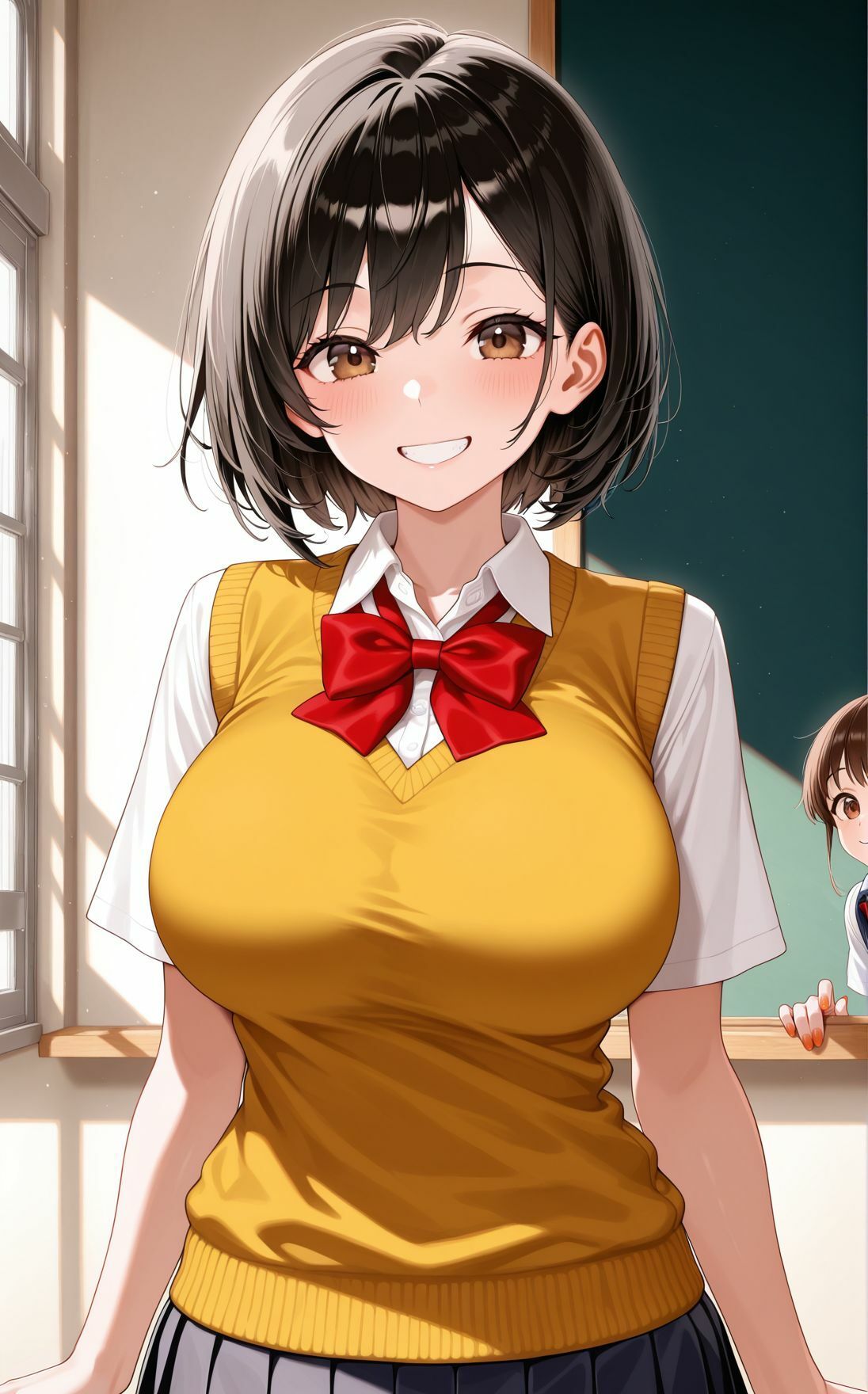 【フルHD以上の高画質】レズで幼馴染の女子校生  小さい頃から愛し合っていた彼女ら  刺激を求め男女関係なく二人で責める サンプル2ページ目