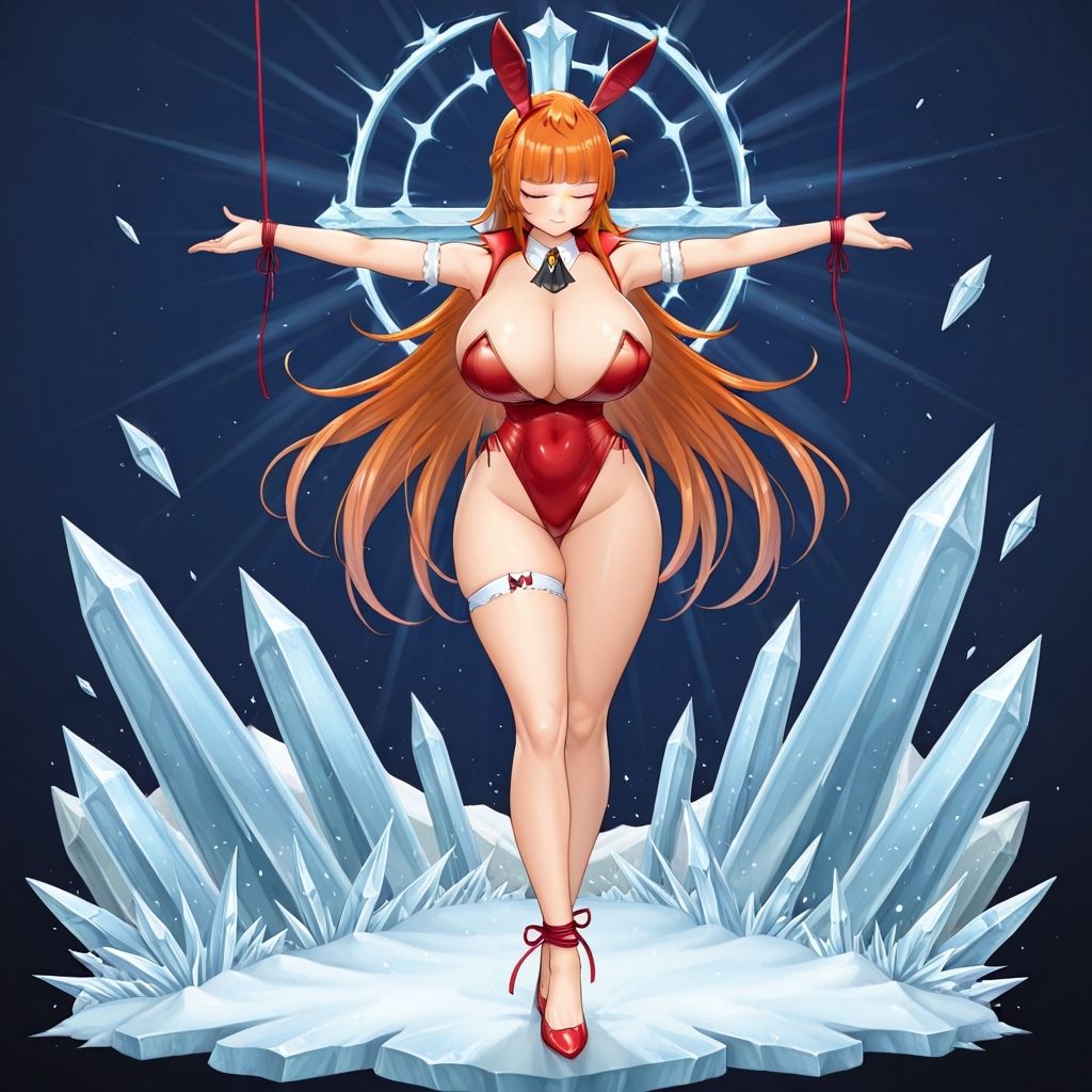 フェチコレVol.129 敗北して捕らえられ氷漬けにされて拘束される対魔忍たち【枚数250枚】 サンプル9ページ目