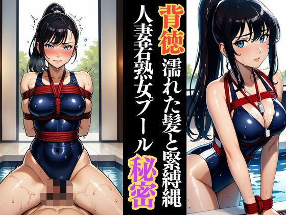 濡縄に囚われた人妻 ―蒼いプールで秘める悦び―