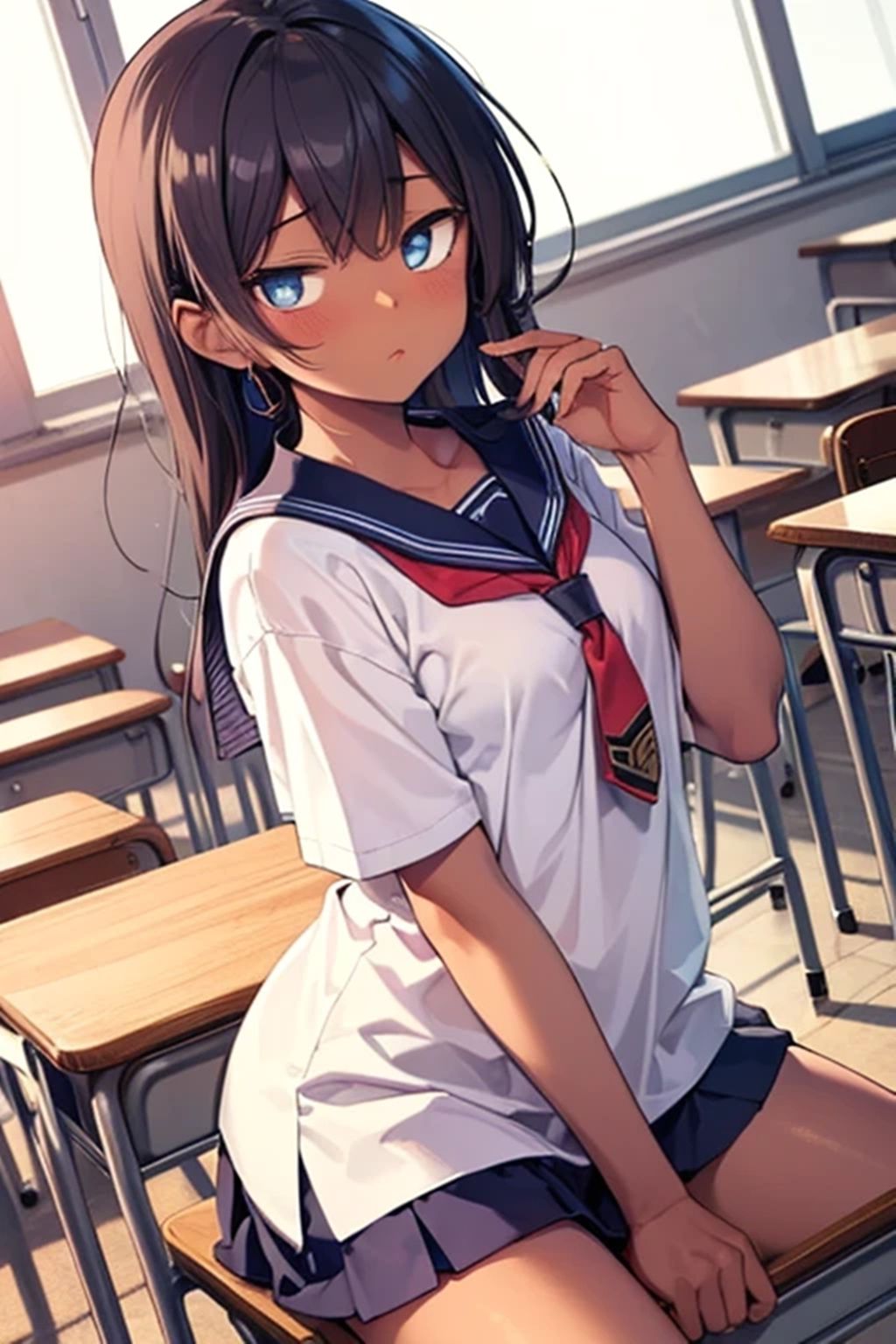 俺の子種を求めてハーレムの国から褐色娘が押し寄せてきた！ サンプル3ページ目
