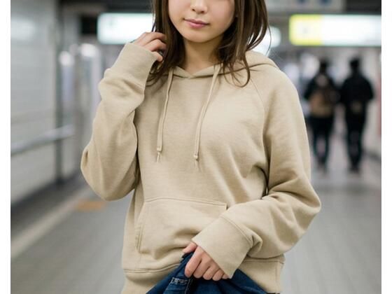 彼女が魅せる視線、その先は… 〜20代お洒落女子の『秘密の捲り』コレクション（生成プロンプト同梱）〜