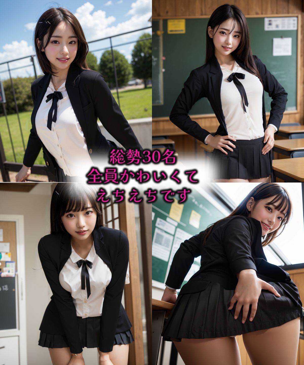 コスプレシリーズ えちえち女子校生風 サンプル1ページ目