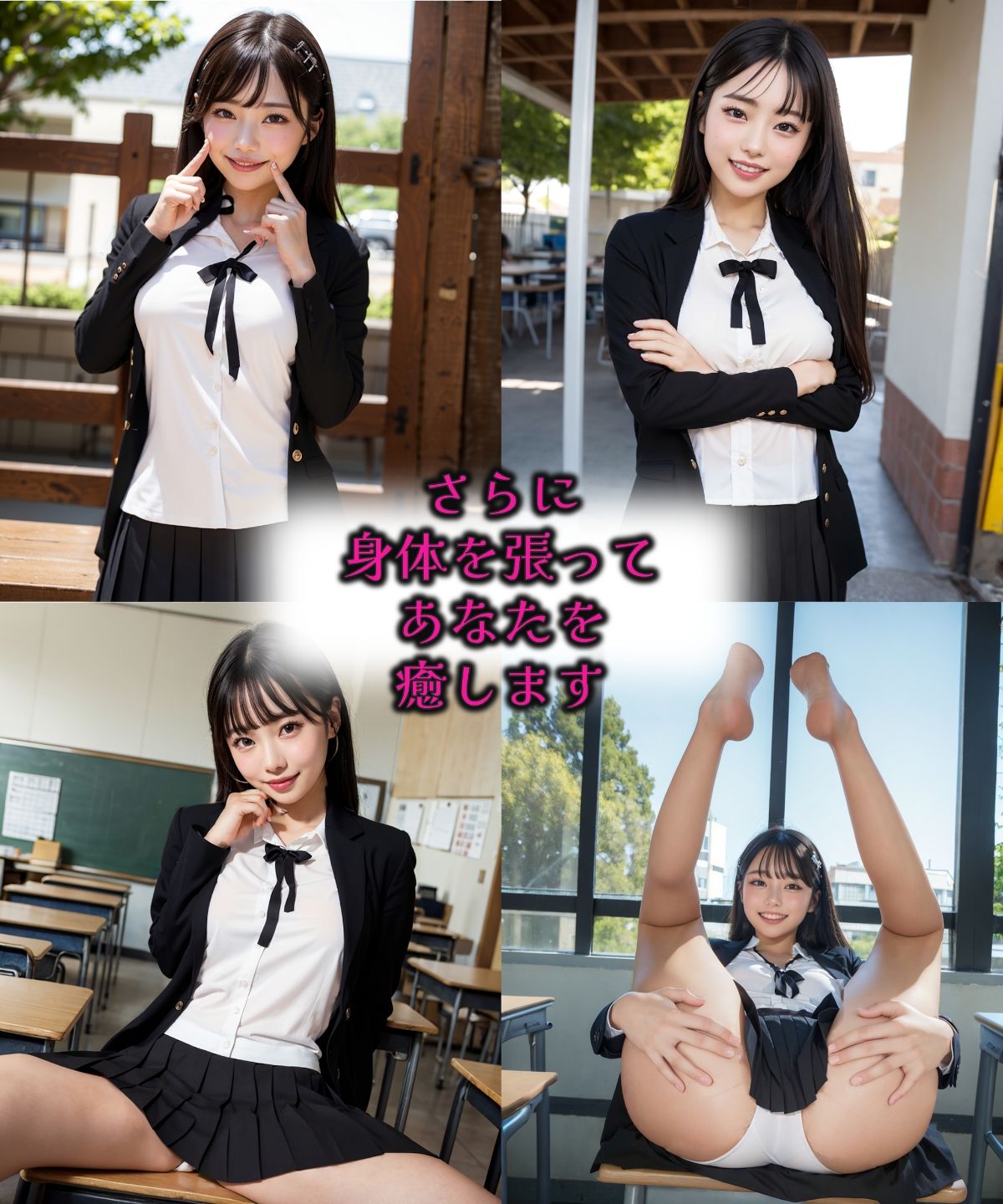 コスプレシリーズ えちえち女子校生風 サンプル3ページ目