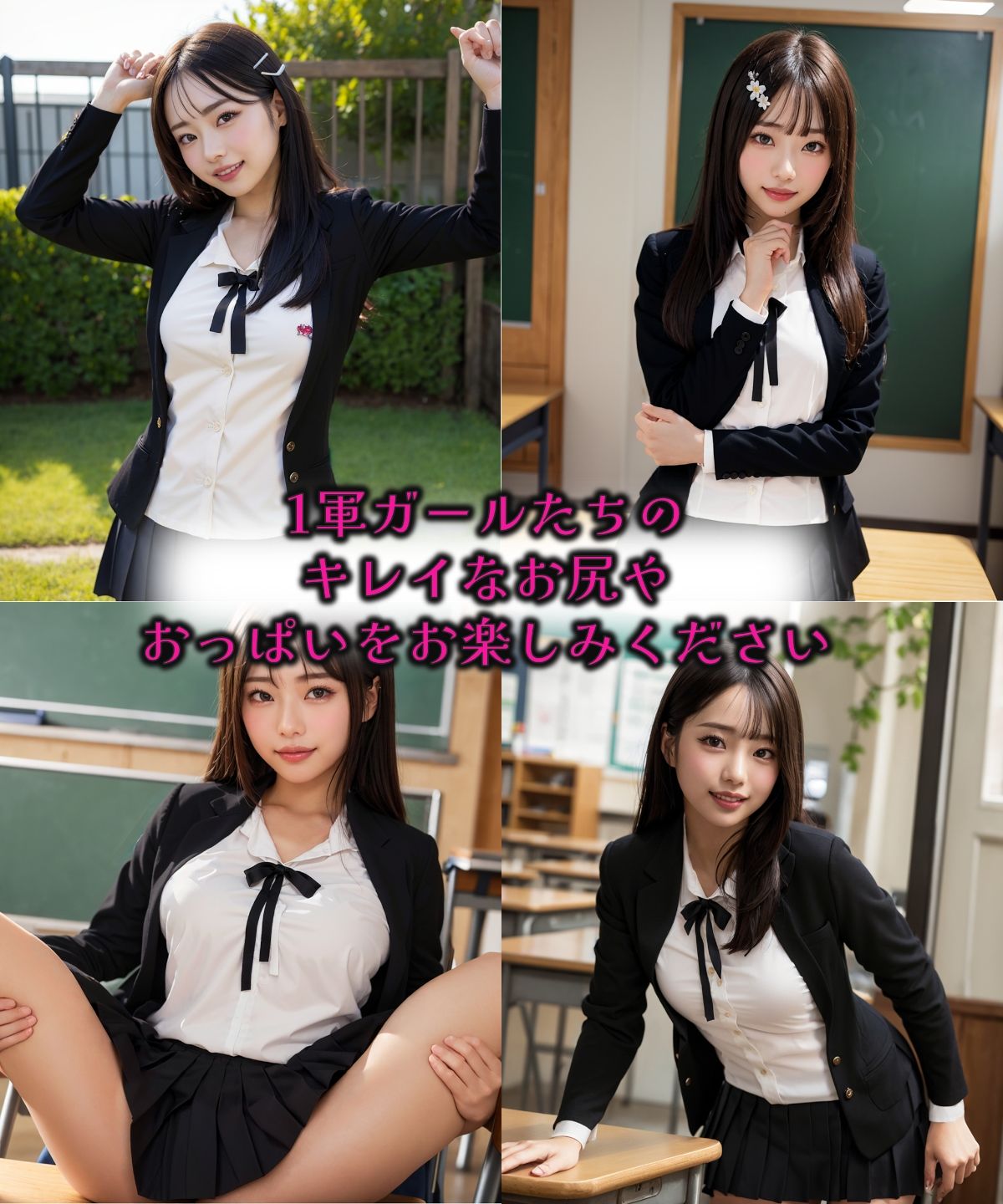 コスプレシリーズ えちえち女子校生風 サンプル4ページ目