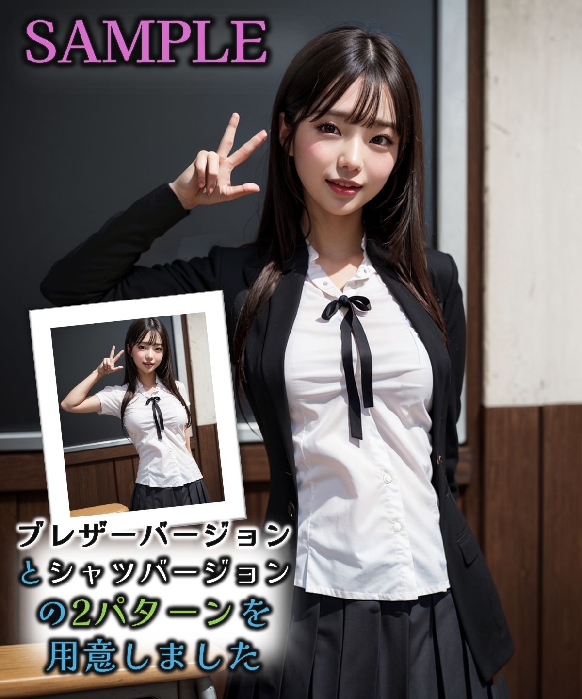 コスプレシリーズ えちえち女子校生風 サンプル5ページ目