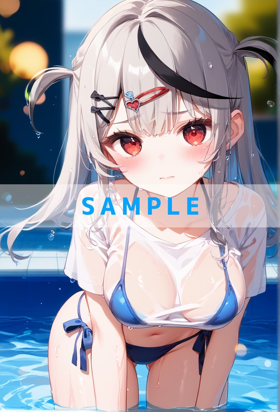 ホ〇メンの濡れT水着がエロすぎた サンプル2ページ目