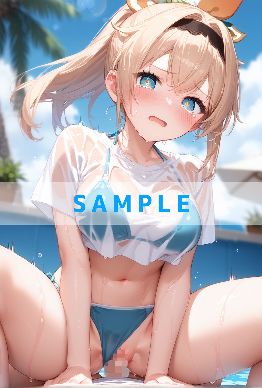 ホ〇メンの濡れT水着がエロすぎた サンプル9ページ目