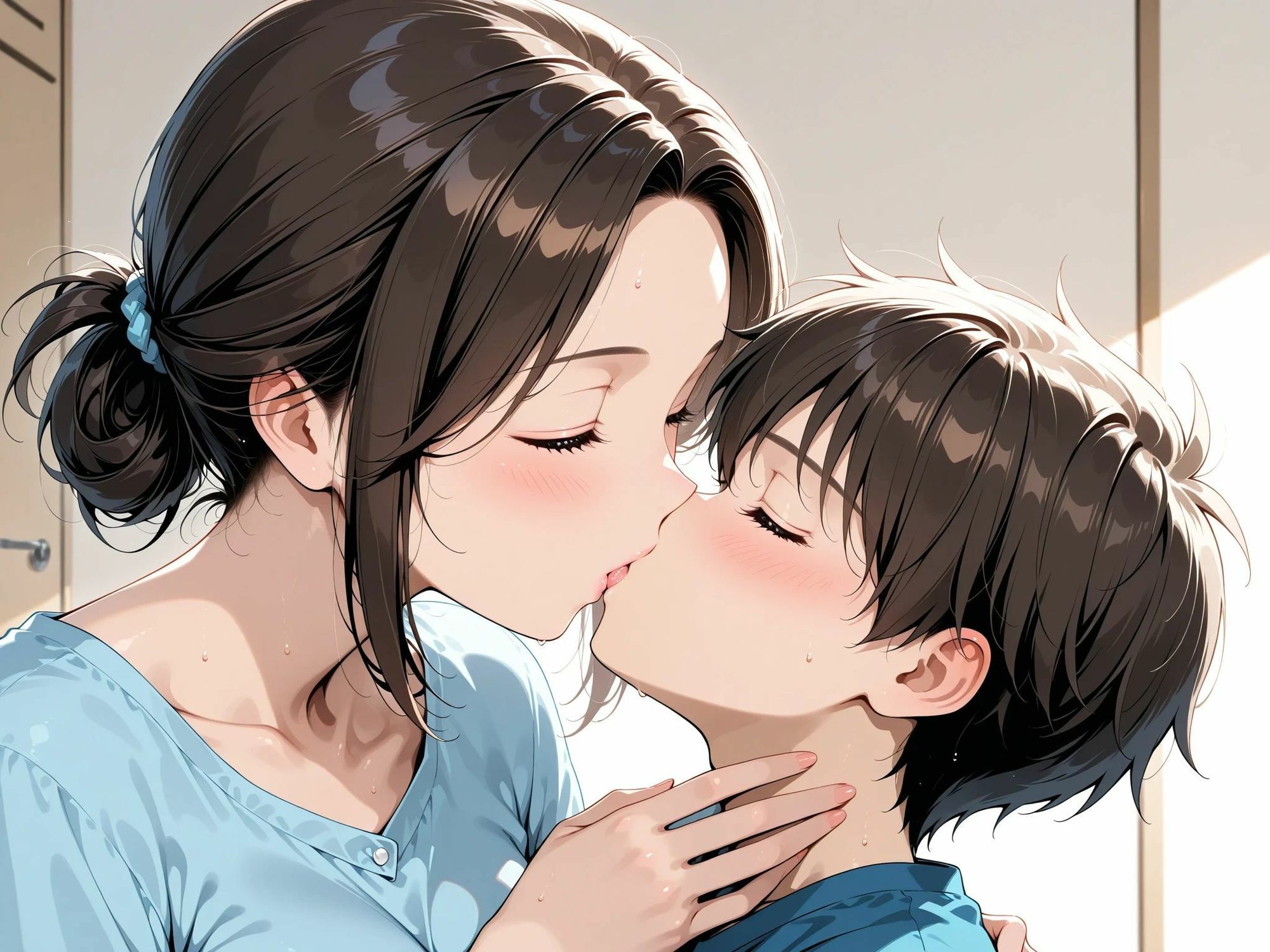 母子でSEX サンプル1ページ目