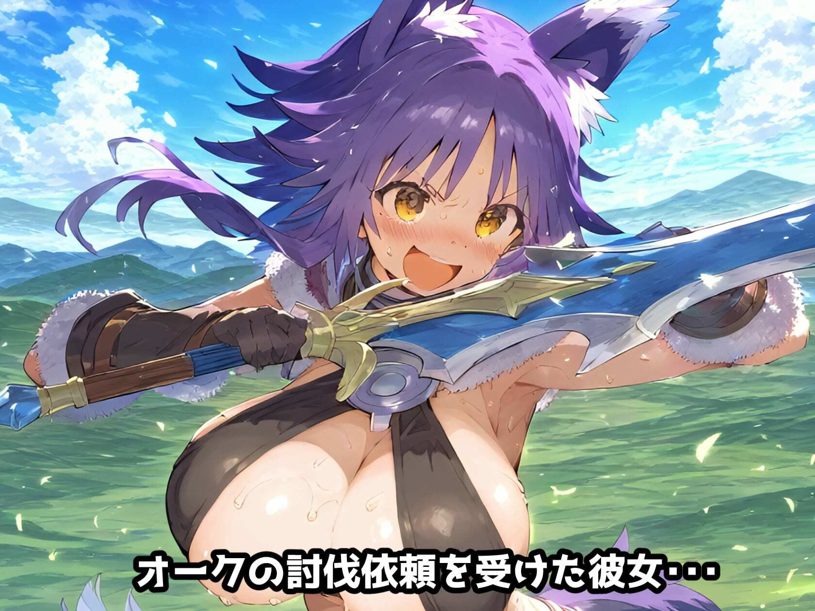 プリ〇ネR マコ〇編 オークに敗北して服従セックス・・・巨根でハメ倒され敗北アクメでアヘ顔絶頂！【CG集242枚】 サンプル1ページ目