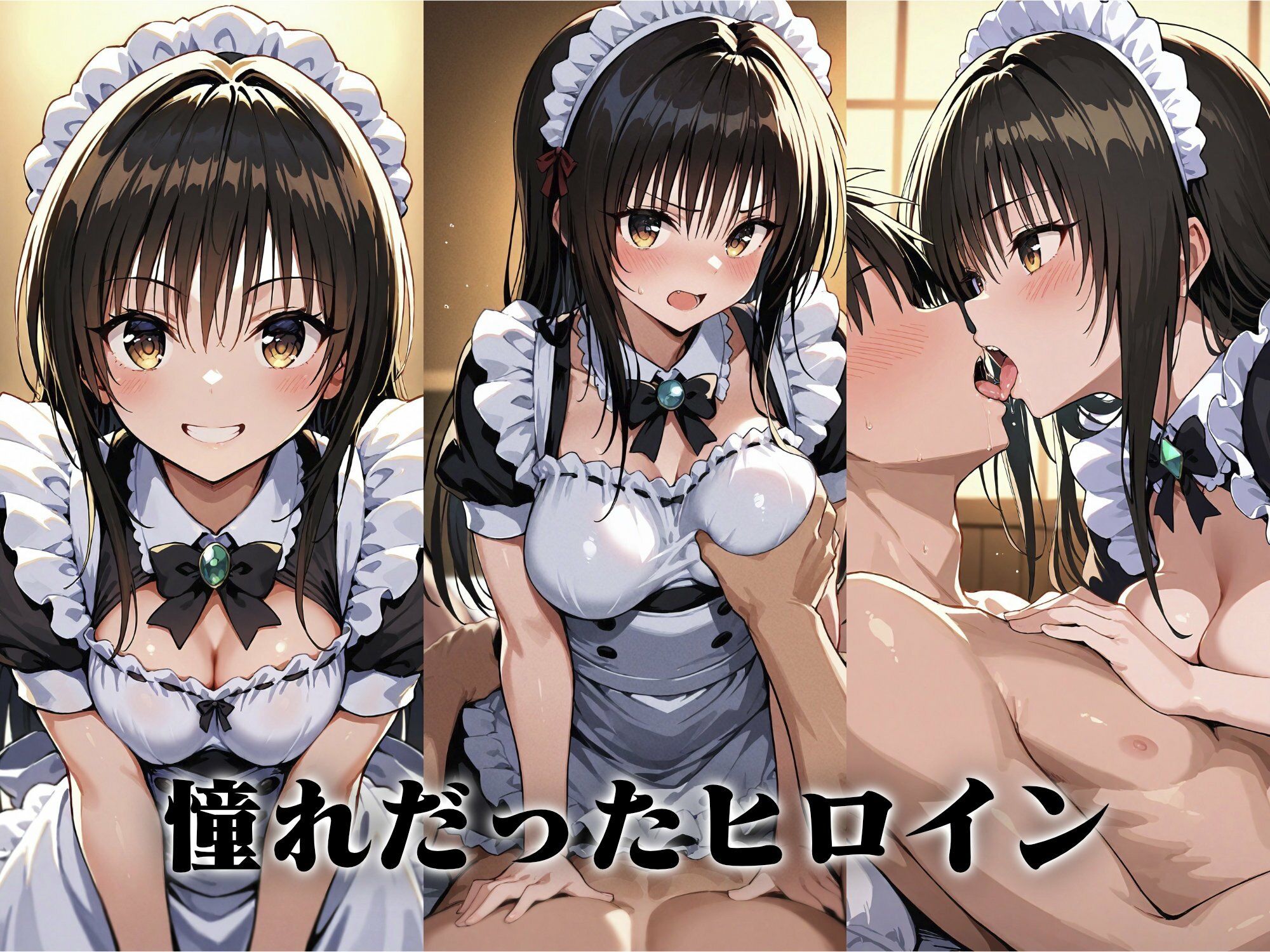 ヒロイン即えっち 古●川唯 メイド編 サンプル3ページ目