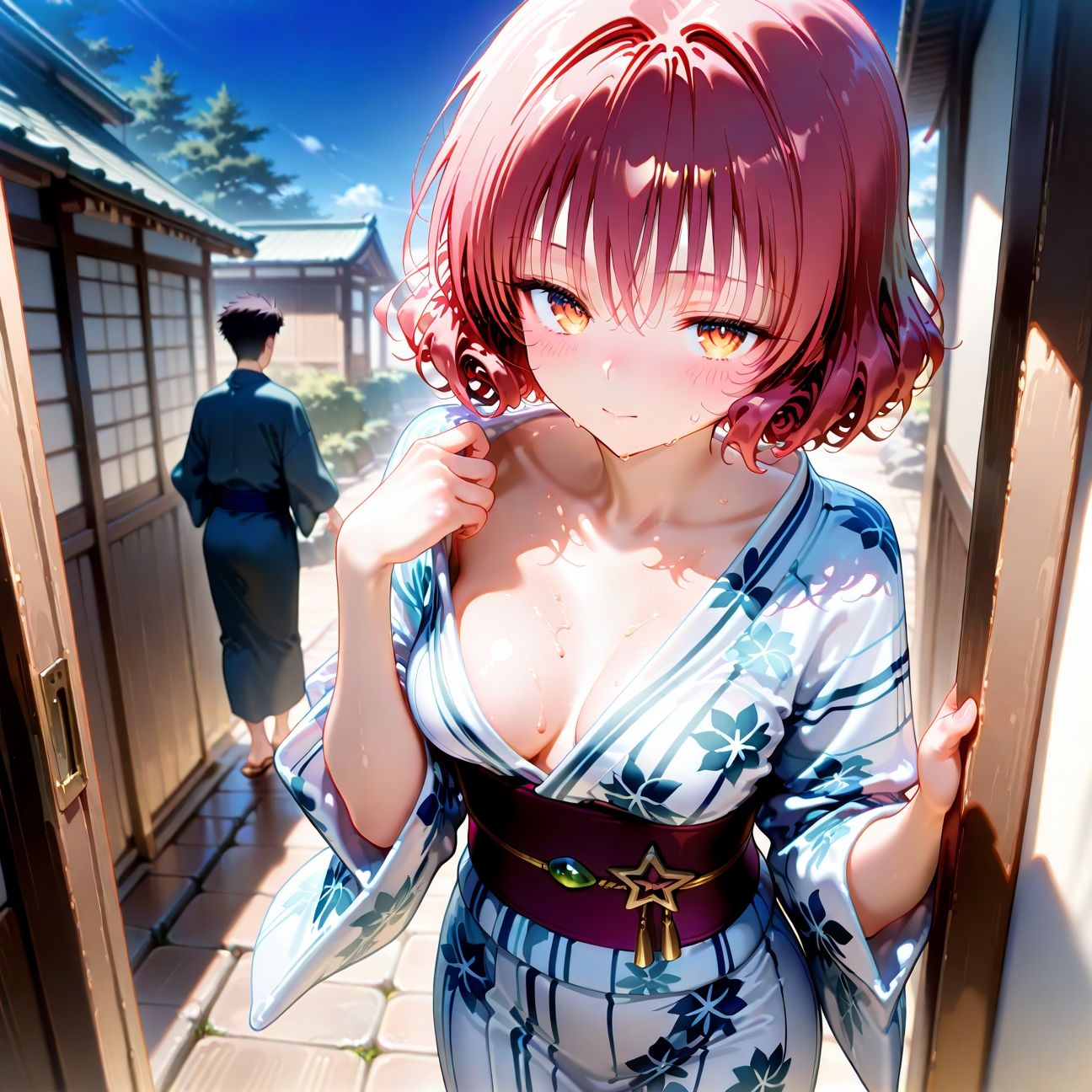 【Part5】いちゃらぶ温泉旅行☆浴衣でエッチし放題！ サンプル1ページ目