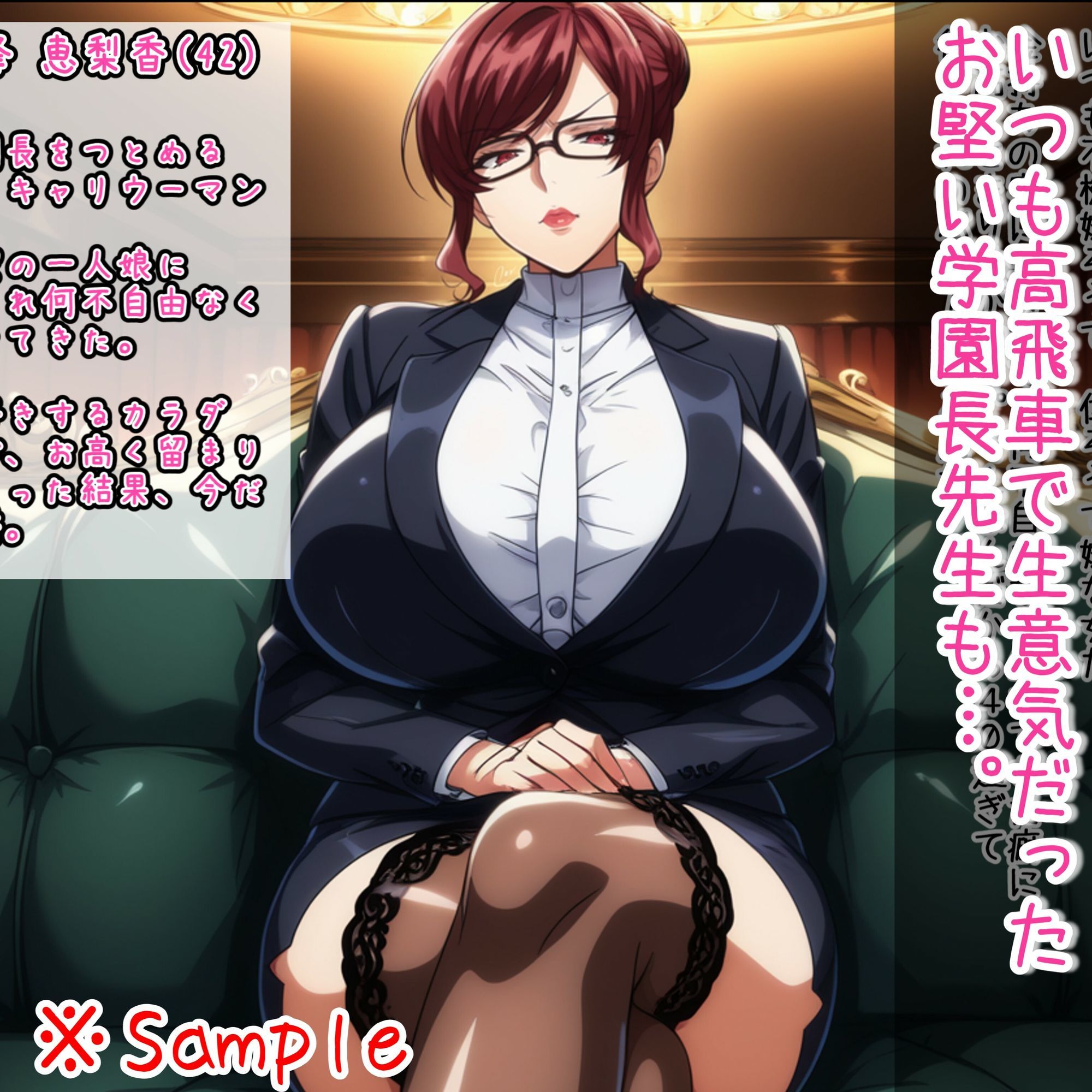 超爆乳ママさん達もドギつい学園長もみーんな僕専用肉オナホ。底辺こどおじの僕が催〇ア〇リで好き放題する。 サンプル5ページ目