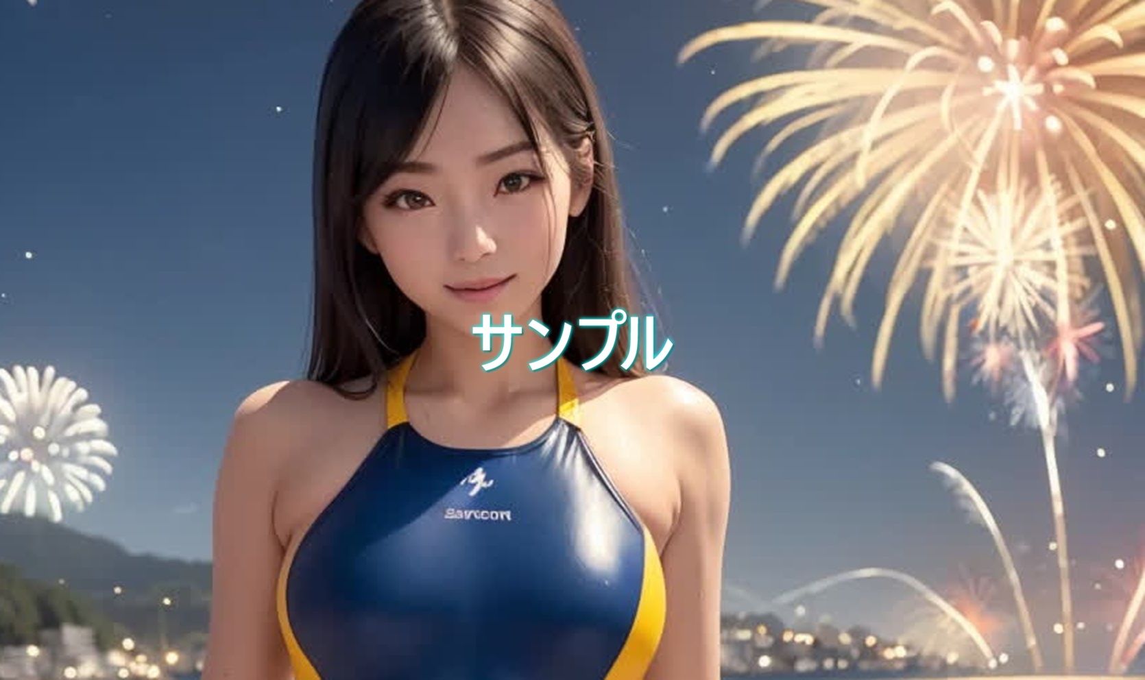 日々是競泳水着の彼女【8月】 サンプル4ページ目