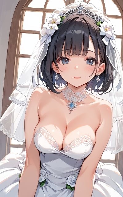 純白ドレスでイカしてほしい！若妻新婚体験記 サンプル1ページ目