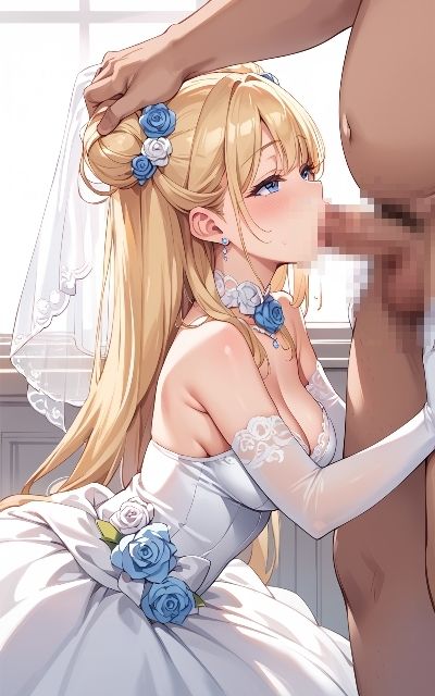 純白ドレスでイカしてほしい！若妻新婚体験記 サンプル8ページ目