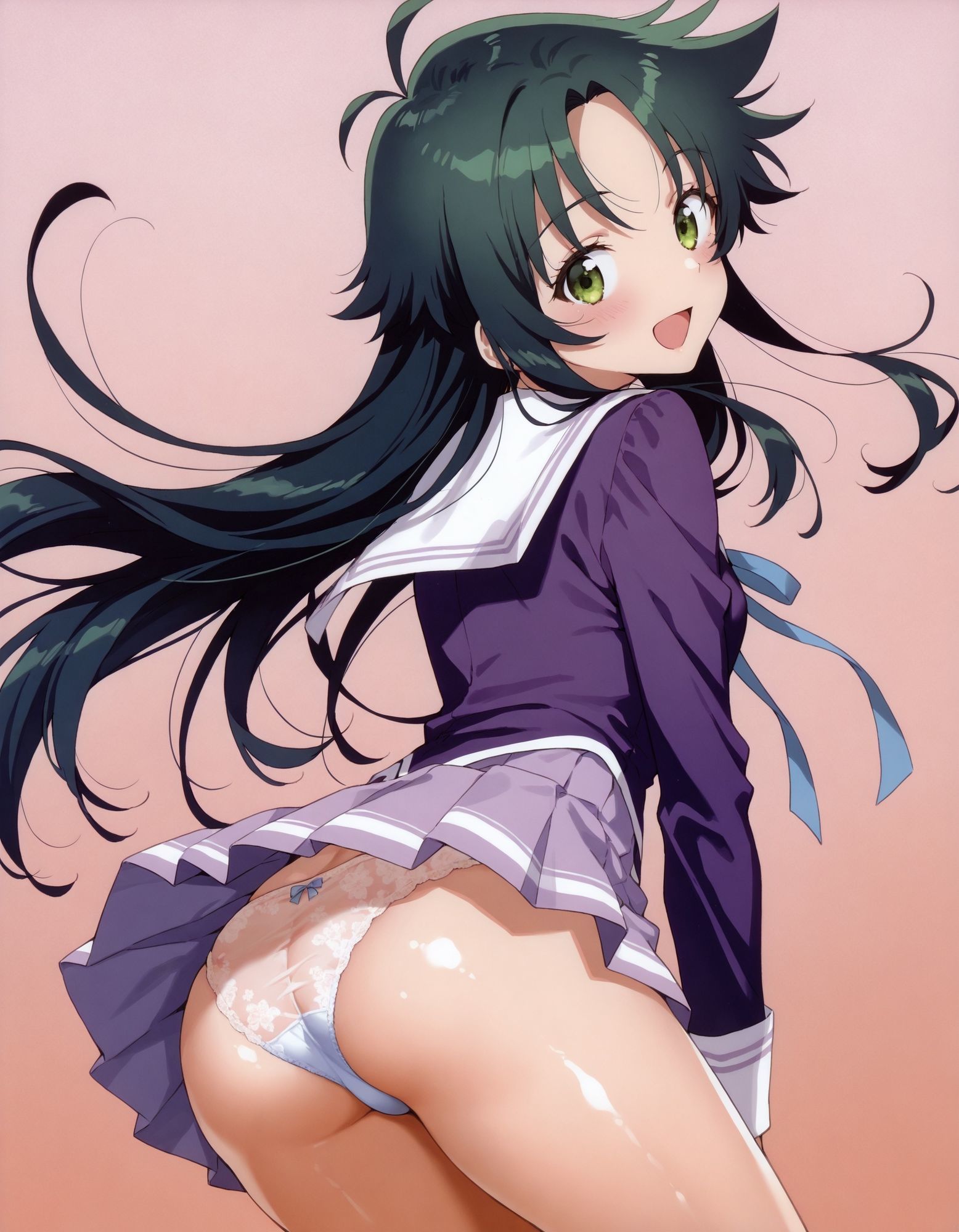 紫〇寺南のパンチラ〜制服編〜 サンプル1ページ目