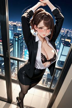 人妻秘書のHな枕営業 〜裂けたパンストと快楽の契約〜 サンプル8ページ目