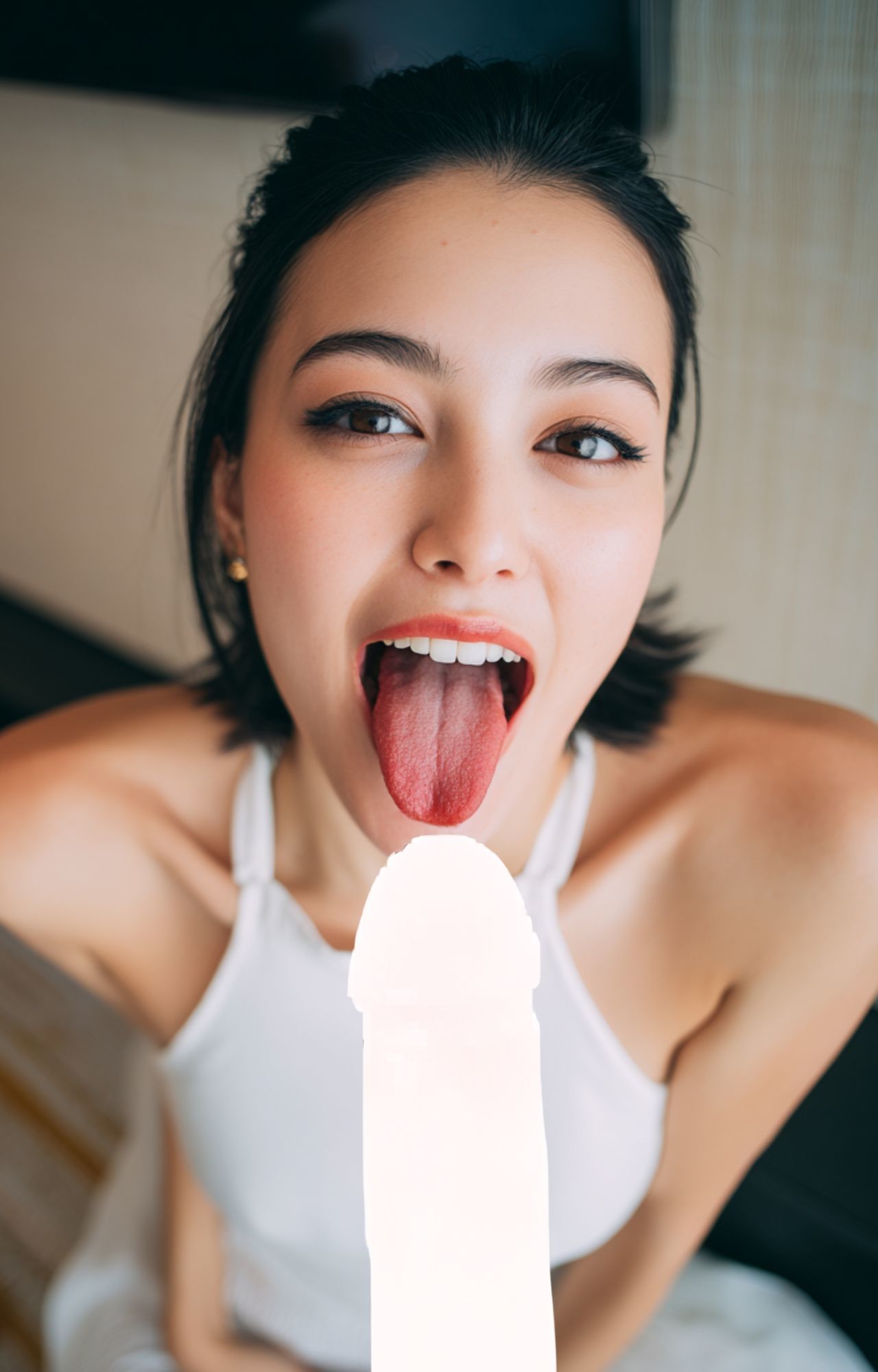 アジア美女のフェラ顔 サンプル2ページ目