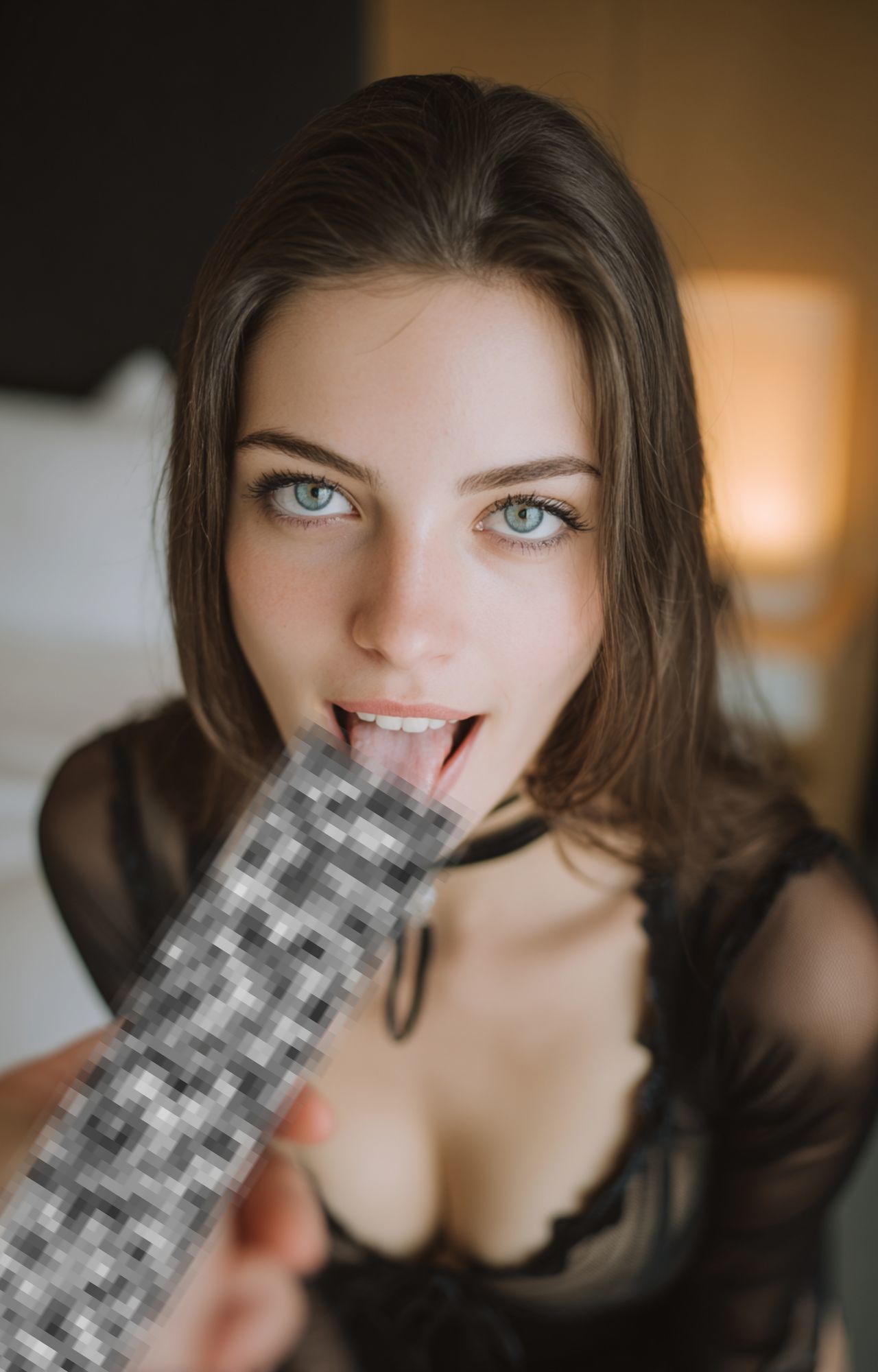 ロシア美女のフェラ顔 サンプル3ページ目