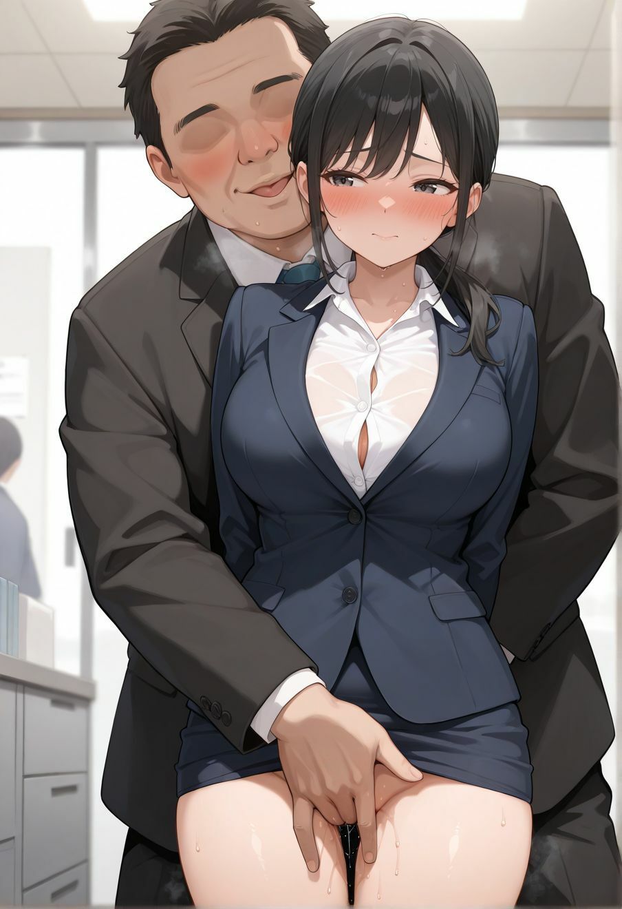 巨乳新入社員を調教して肉便器にする サンプル3ページ目