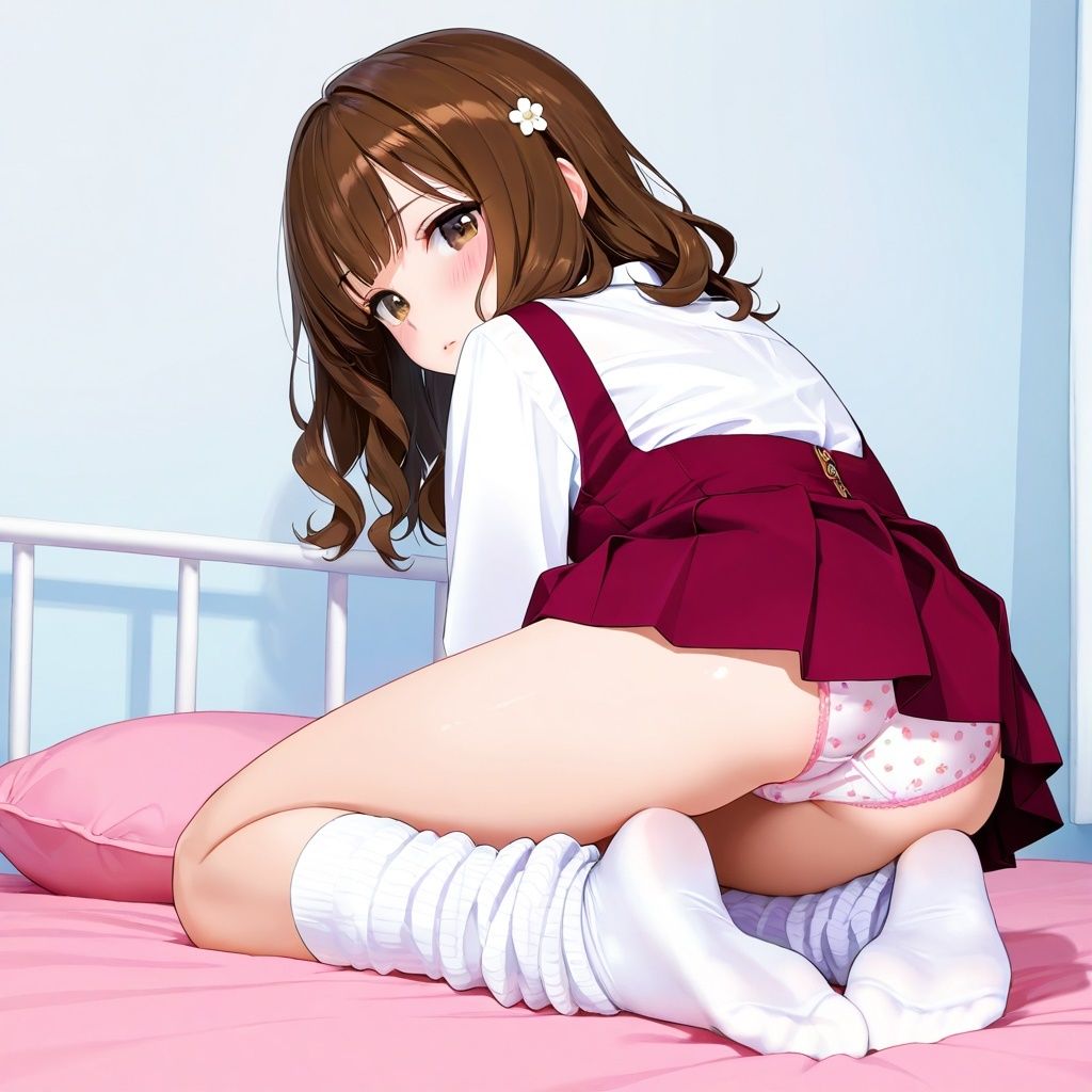 ルーズソックスJKの四つん這いパンチラ Vol.3 サンプル8ページ目
